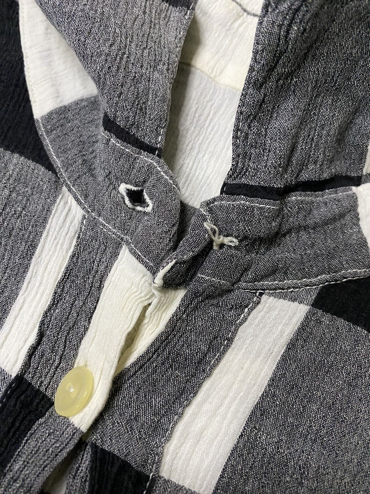Issey Miyake × Japanese Brand × Tsumori Chisato TSUMORI CHISATO PLAITED PLAID BUTTON UP Size M / US 6-8 / IT 42-44 - 3 Thumbnail