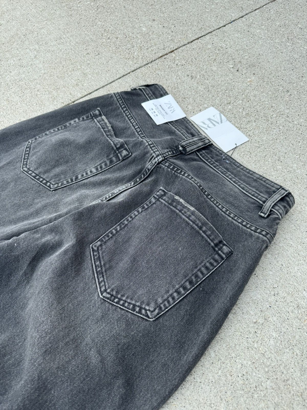 Zara Zara Baggy Fit Washed Jeans Size US 30 / EU 46 - 8 Thumbnail
