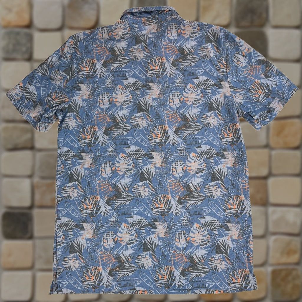 TravisMathew Travis Mathew Polo Shirt Men’s Floral All Over Print Sz L Shirt Size US L / EU 52-54 / 3 - 1 Thumbnail