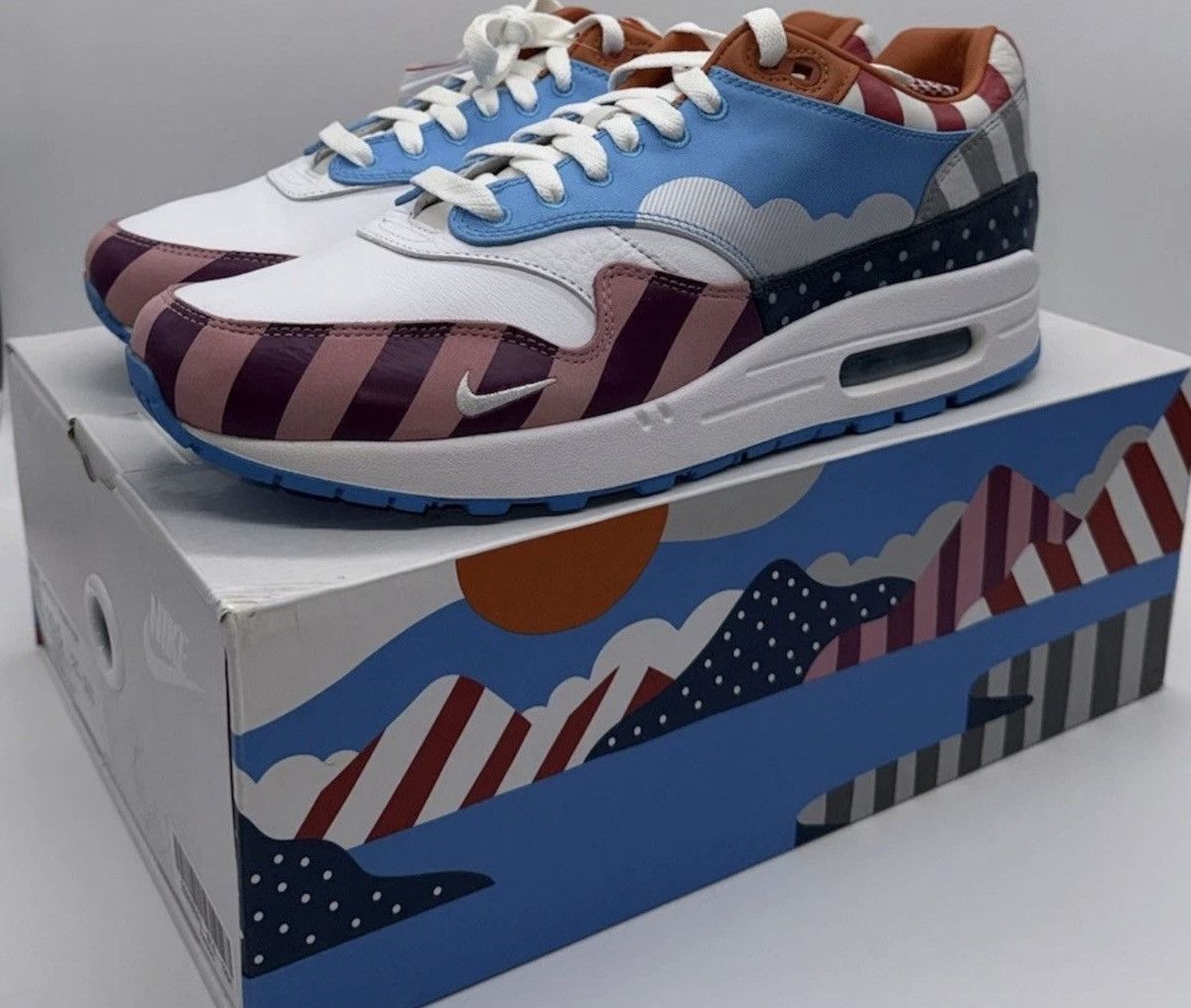 Nike × Parra Nike Air Max 1 Parra Friends & Family SZ10.5US AQ9973-100 Size US 10.5 / EU 43-44 - 1 Thumbnail