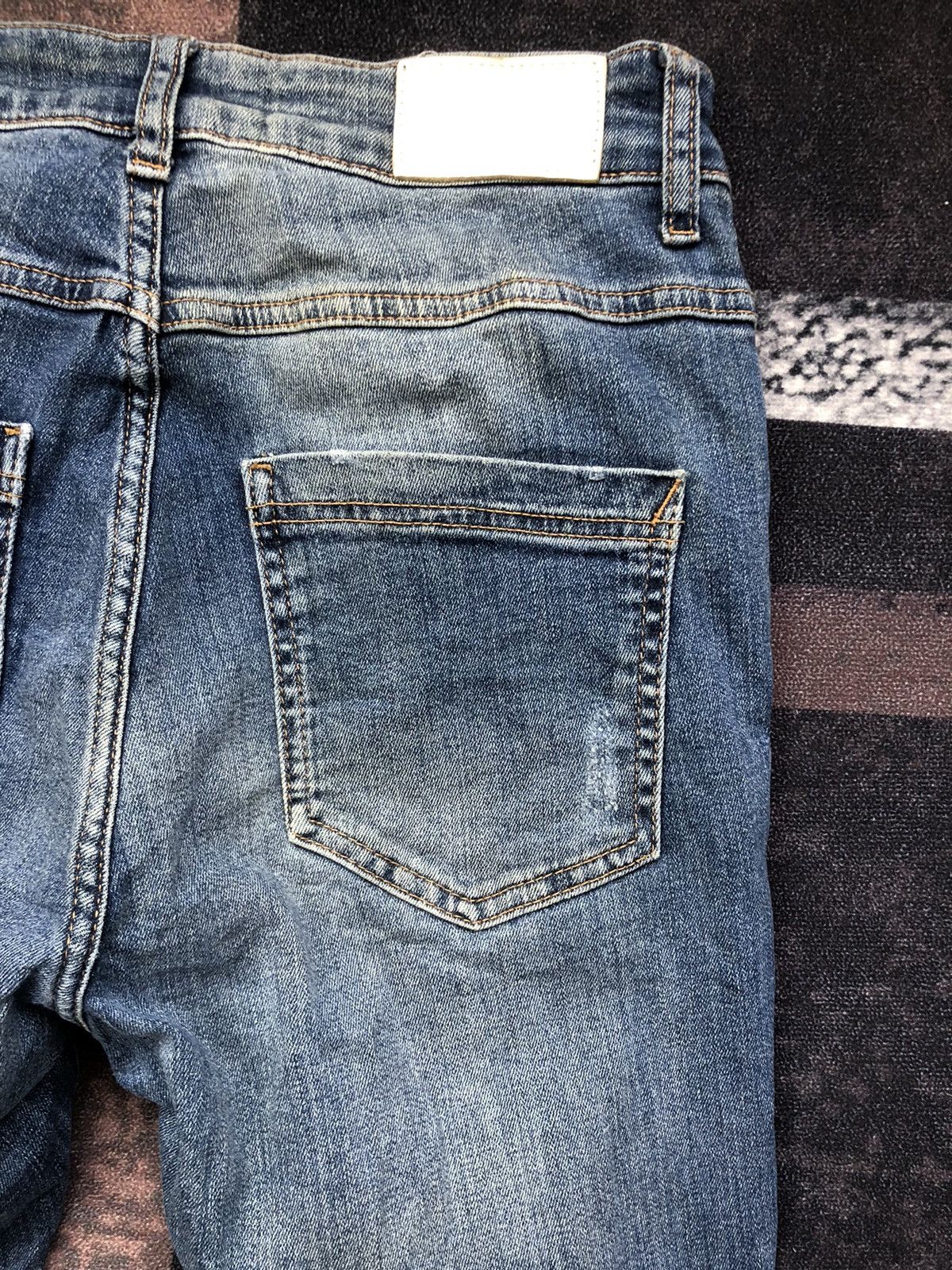 Zara *OG* Zara Premium Distressed Skinny Jeans Size US 30 / EU 46 - 12 Thumbnail