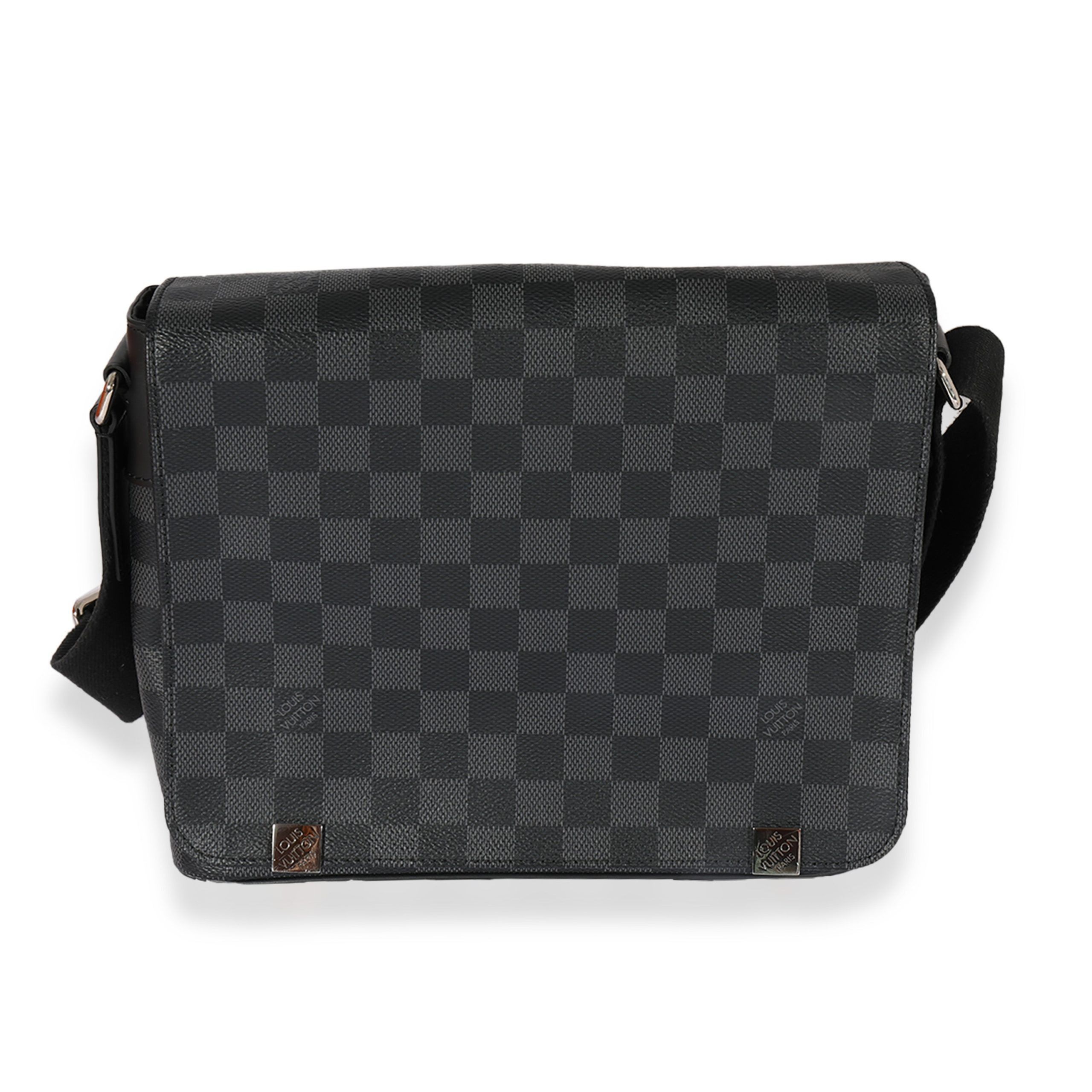 image of Louis Vuitton Damier Graphite Canvas District Nm in Black, Women's