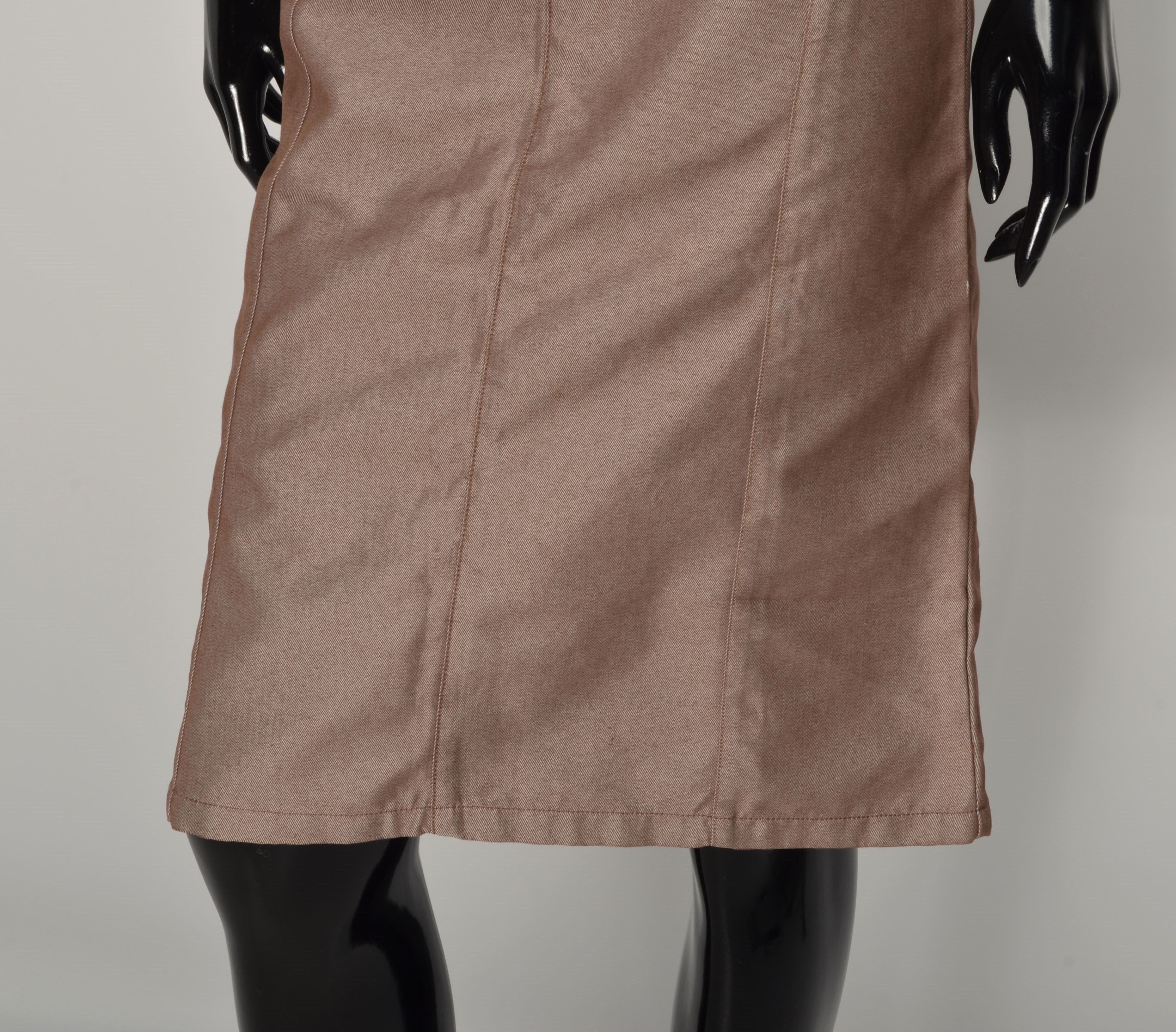 Billabong Billabong Vintage Y2K Kidcore Light Brown A-line Skirt Size 26" / US 2 / IT 38 - 3 Thumbnail