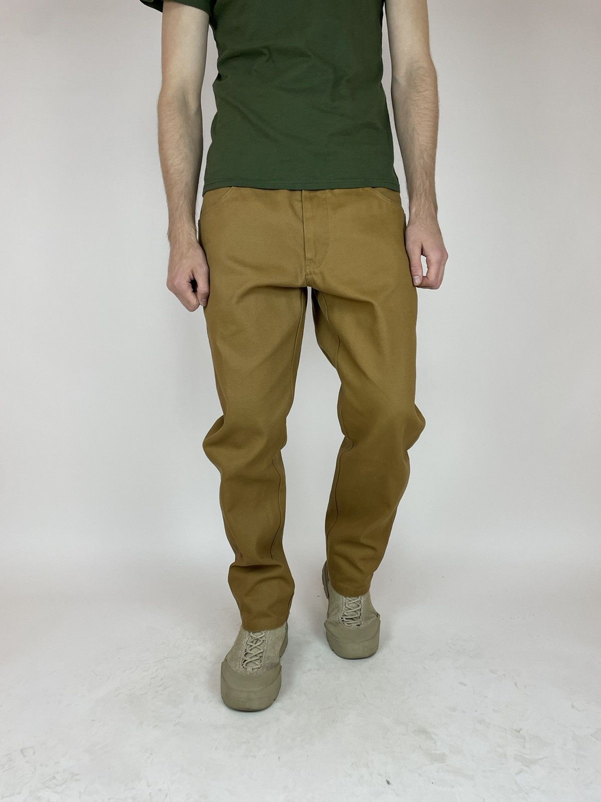Dickies Williamson - Dickies Mens Orange denim work pants size W36 Size US 36 / EU 52 - 1 Thumbnail