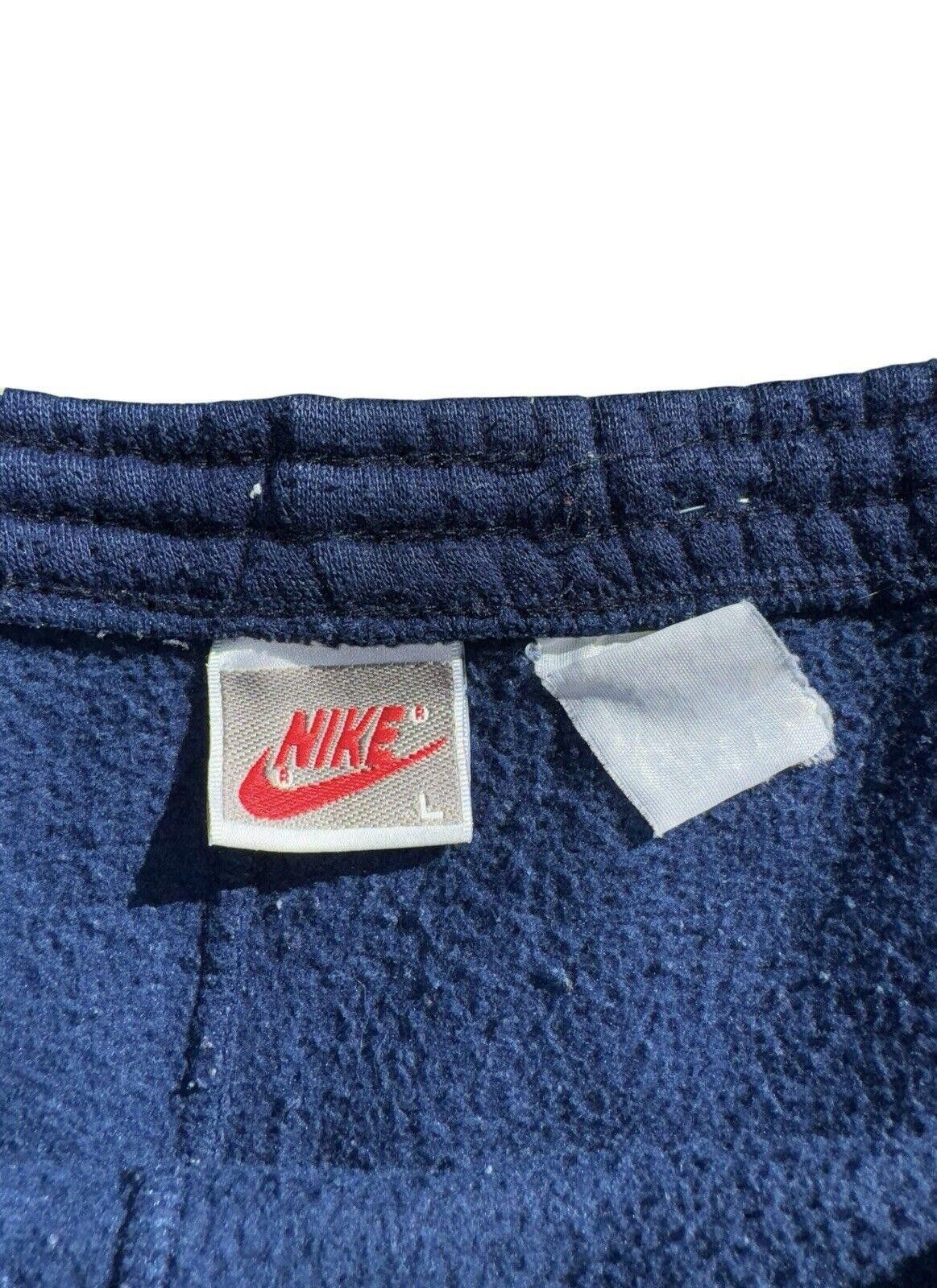Nike Vintage Nike 80s Navy Blue Baggy Skater Grunge Sweatpants L Size US 34 / EU 50 - 6 Thumbnail