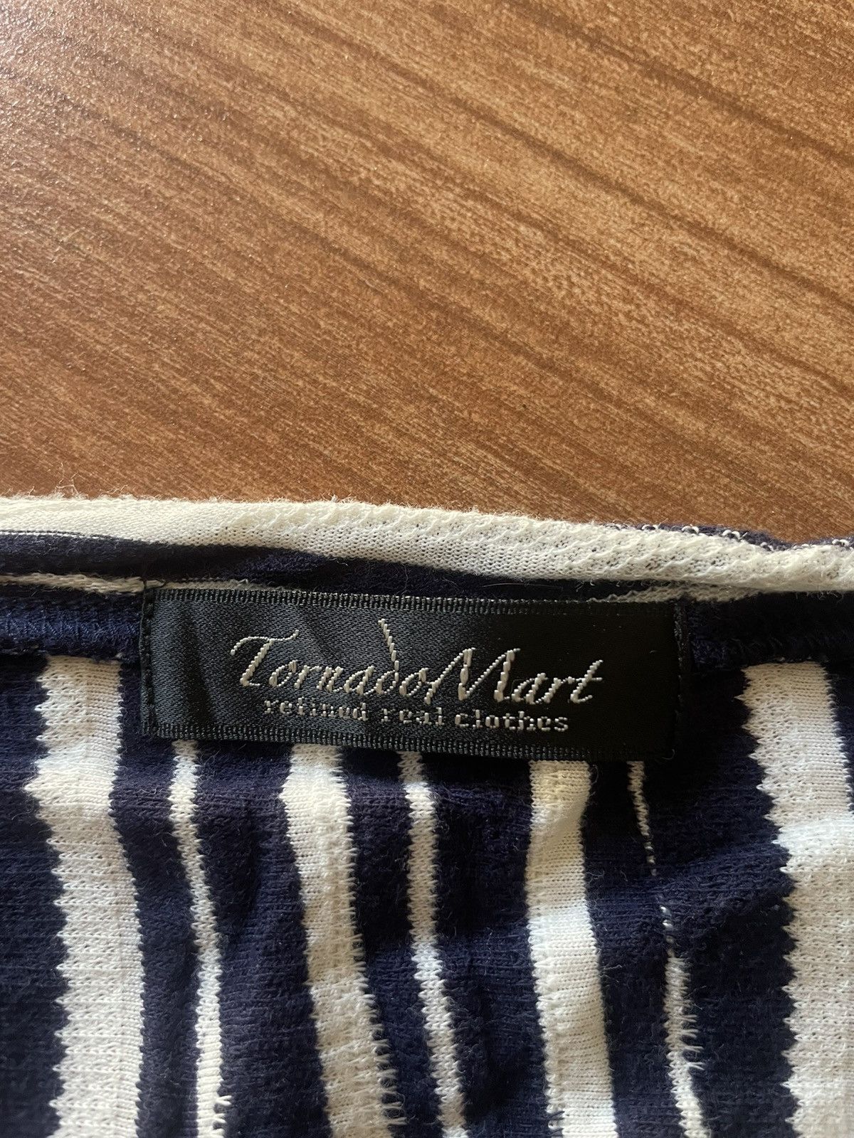 Tornado Mart Tornado Mart Striped Tshirt Size US L / EU 52-54 / 3 - 3 Thumbnail