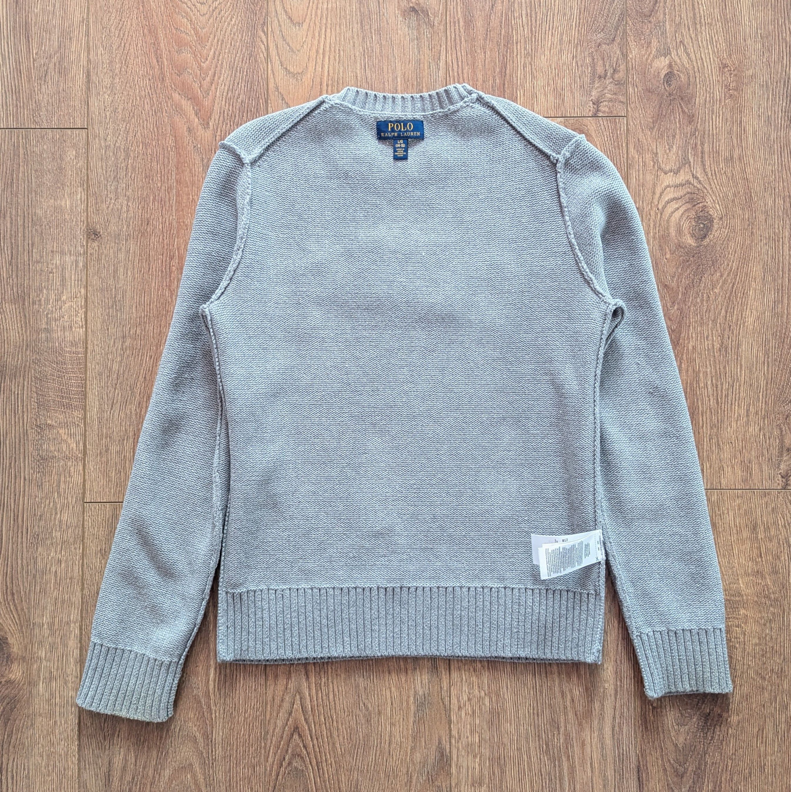 Polo Ralph Lauren POLO RALPH LAUREN Big Logo Knit Junior Sweater Size L 14-16 Size US L / EU 52-54 / 3 - 7 Thumbnail
