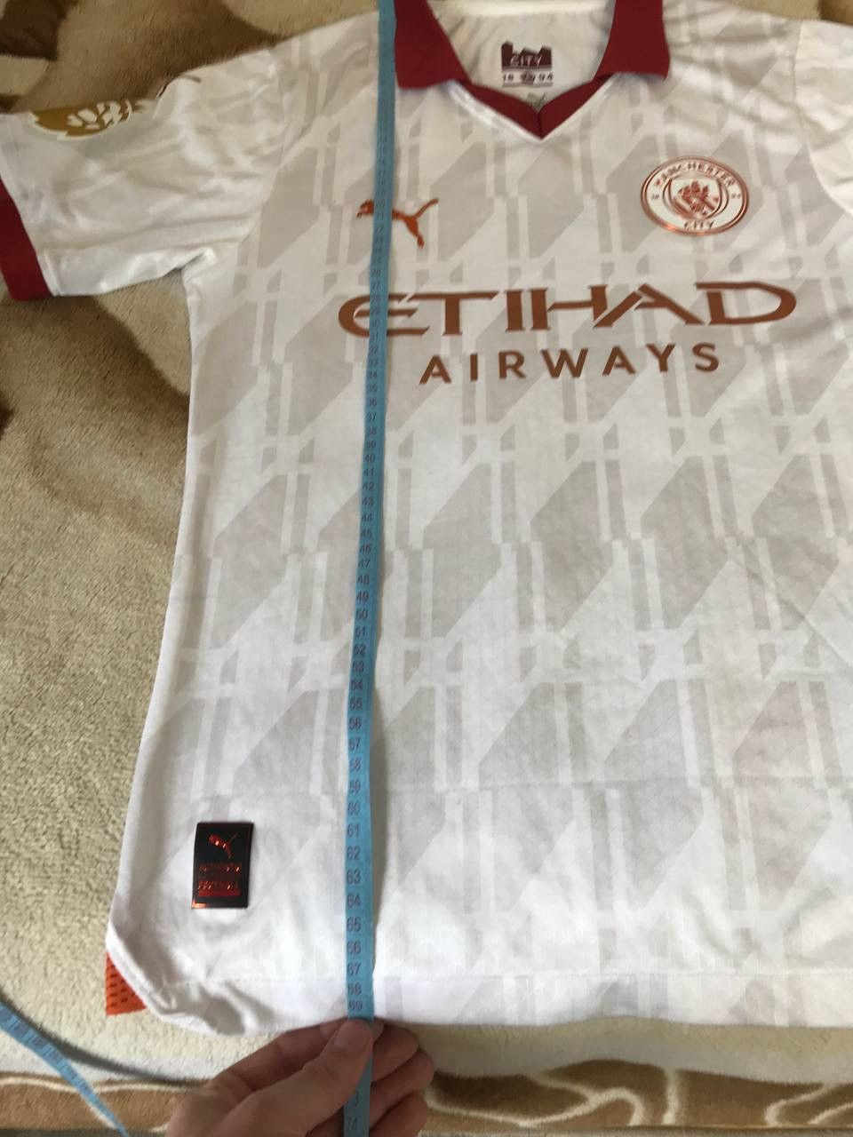 Puma 🔥 Manchester City Puma 2023-24 Away Jersey Shirt Mens Size US S / EU 44-46 / 1 - 9 Thumbnail