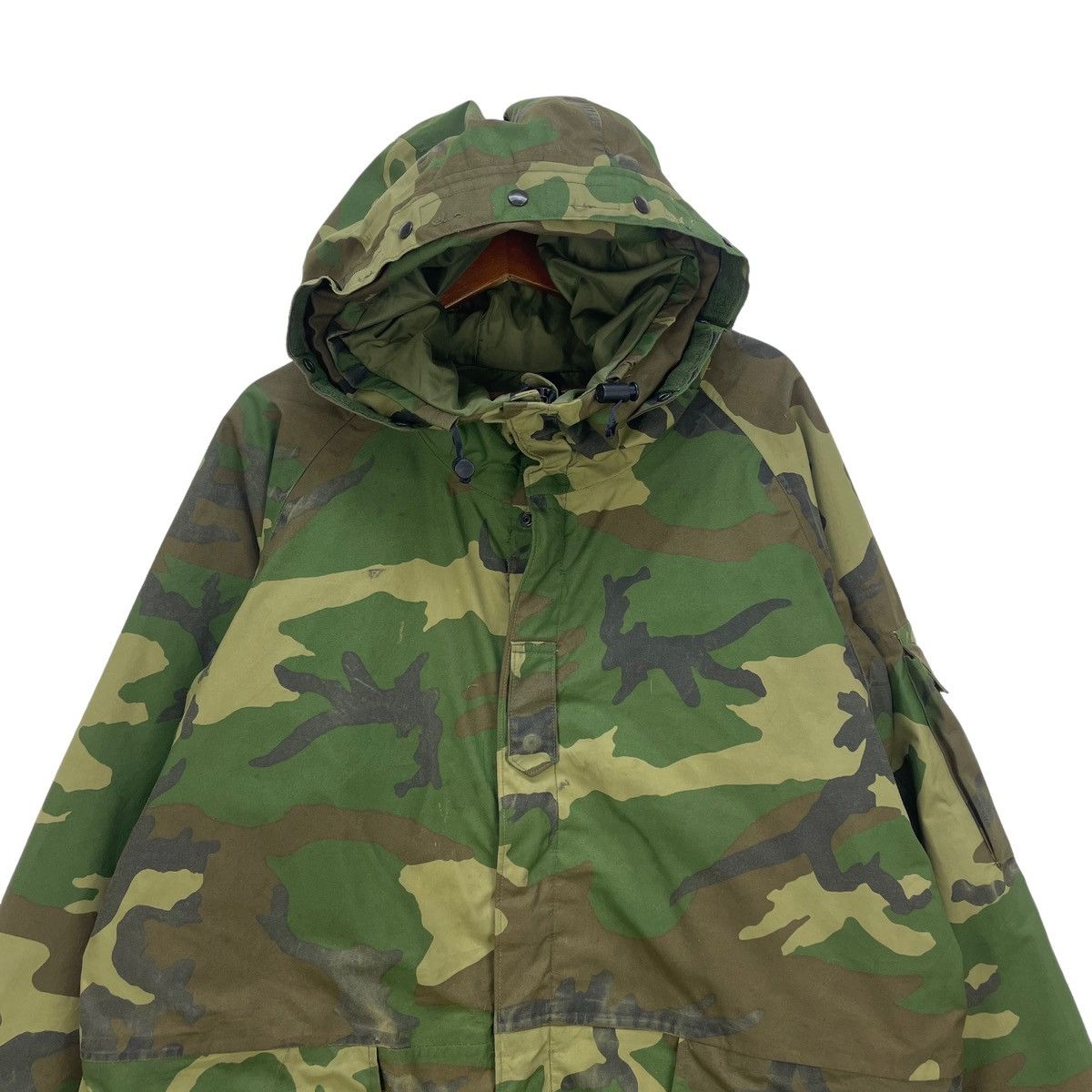 Other Vintage Large Long Parka Camouflage Jacket Size US L / EU 52-54 / 3 - 4 Thumbnail
