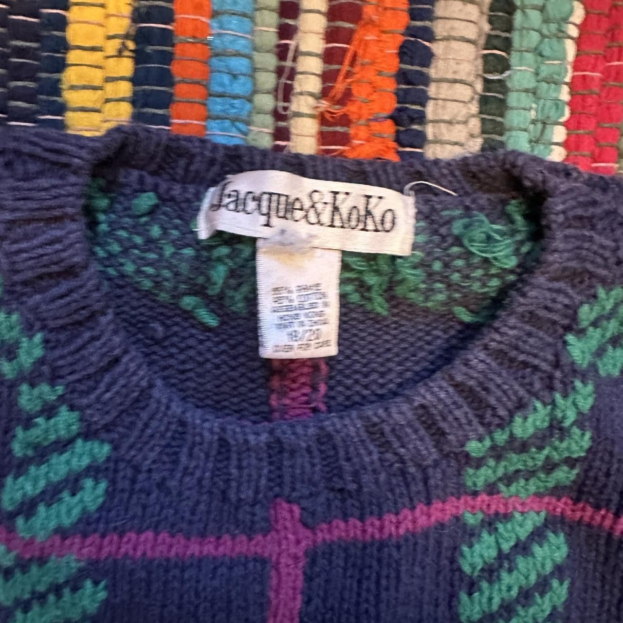 Vintage Vintage Winter sweater Size US L / EU 52-54 / 3 - 3 Thumbnail