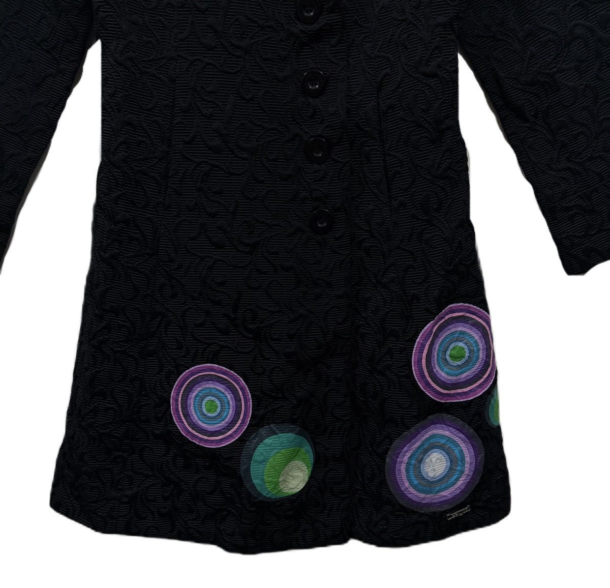 Desigual Desigual Rainbow Trench Coat Size S / US 4 / IT 40 - 4 Thumbnail