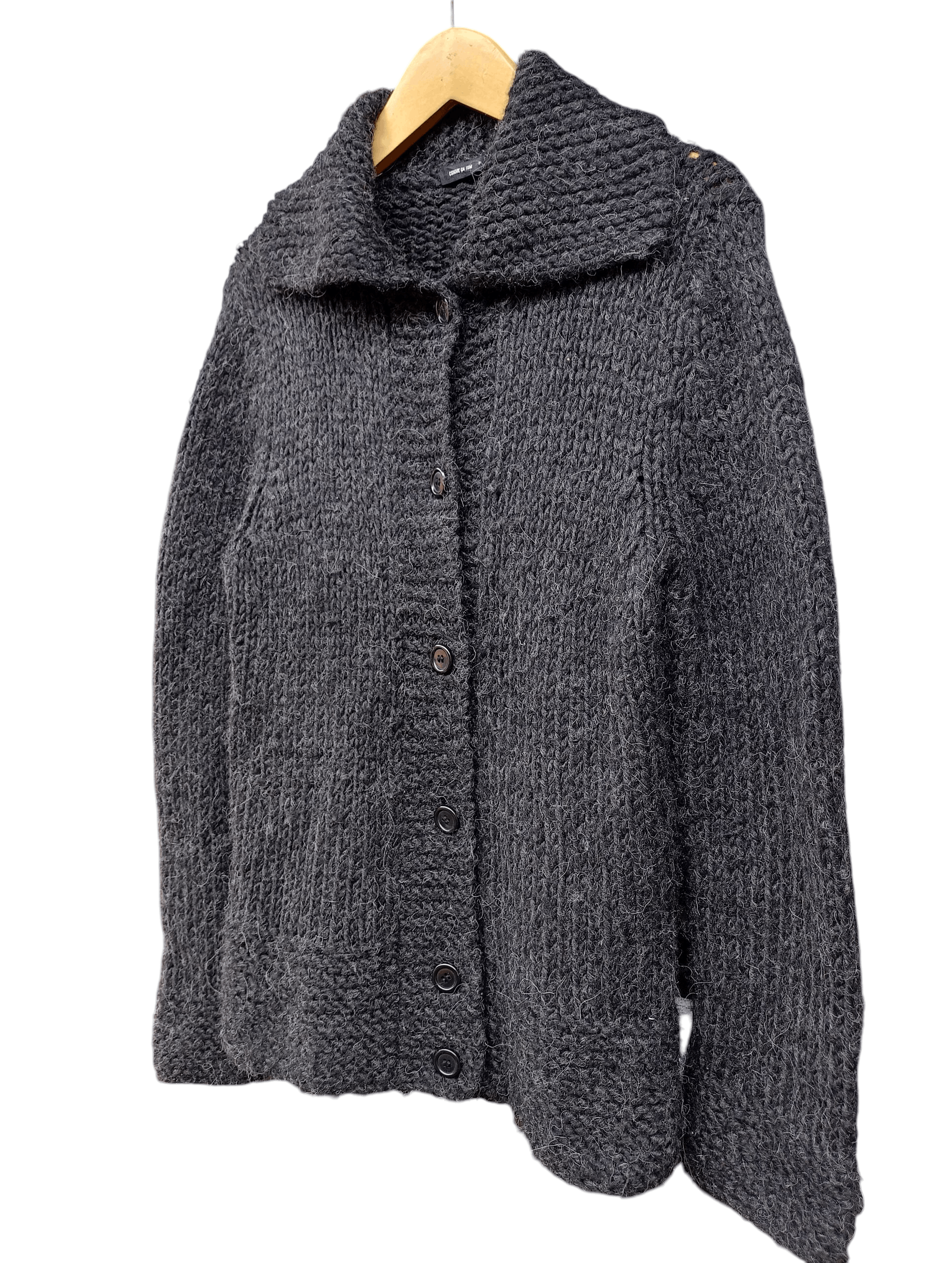 Comme Ca Ism 2000s COMME CA ISM KNIT MONGHAIR CARDIGAN Size M / US 6-8 / IT 42-44 - 2 Thumbnail