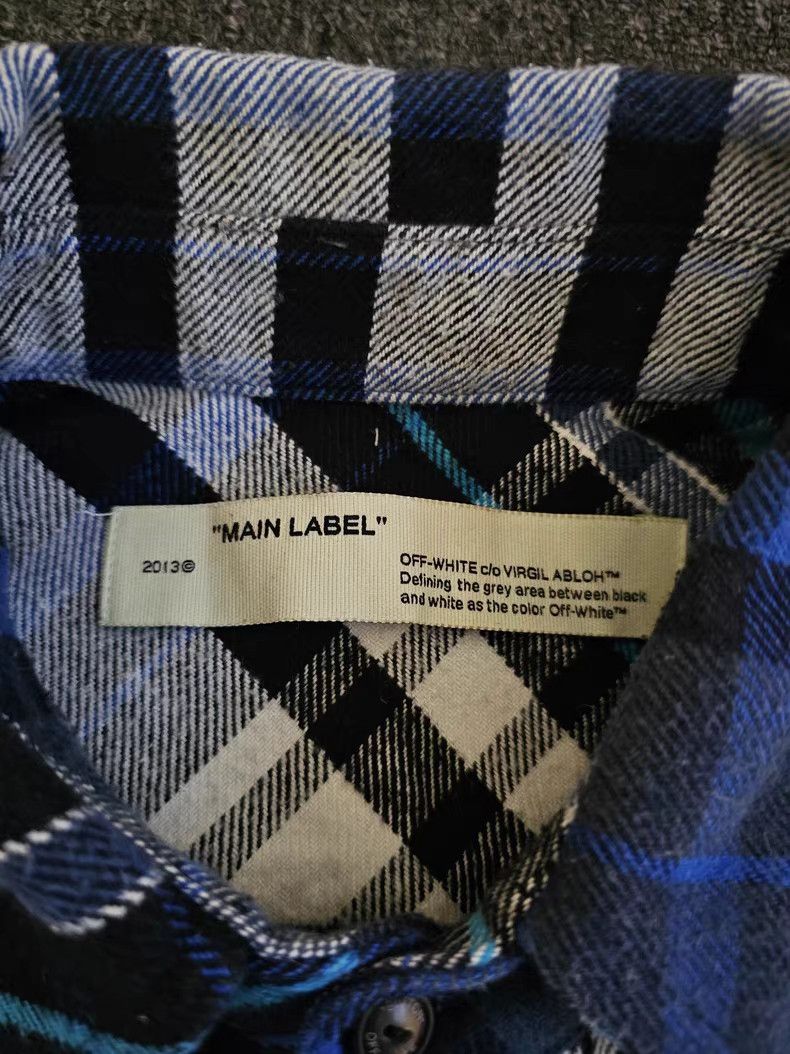 Off-White Plaid Shirt