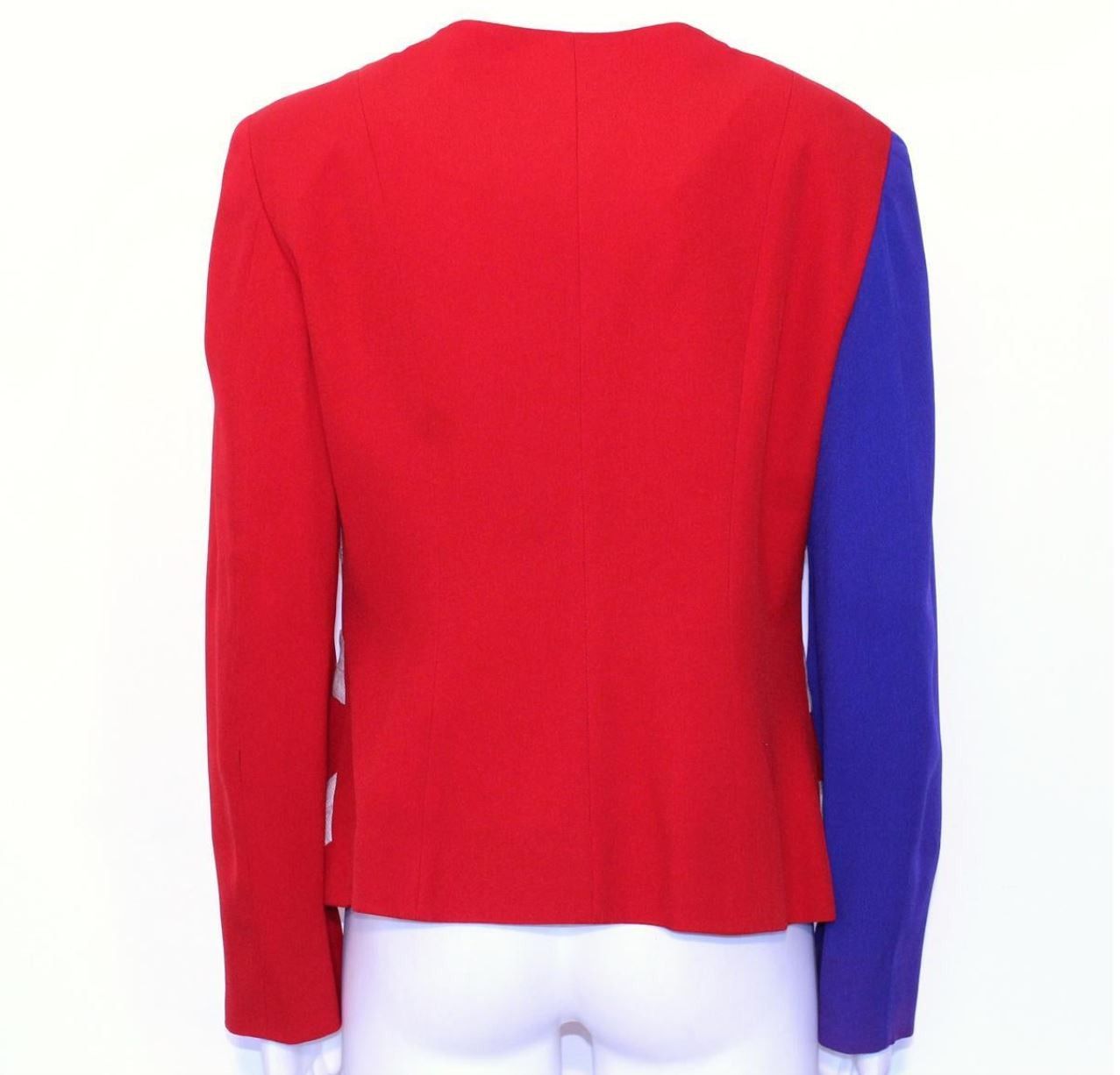 Moschino Iconic Moschino USA American Flag Medium Blazer Jacket Size M / US 6-8 / IT 42-44 - 2 Thumbnail