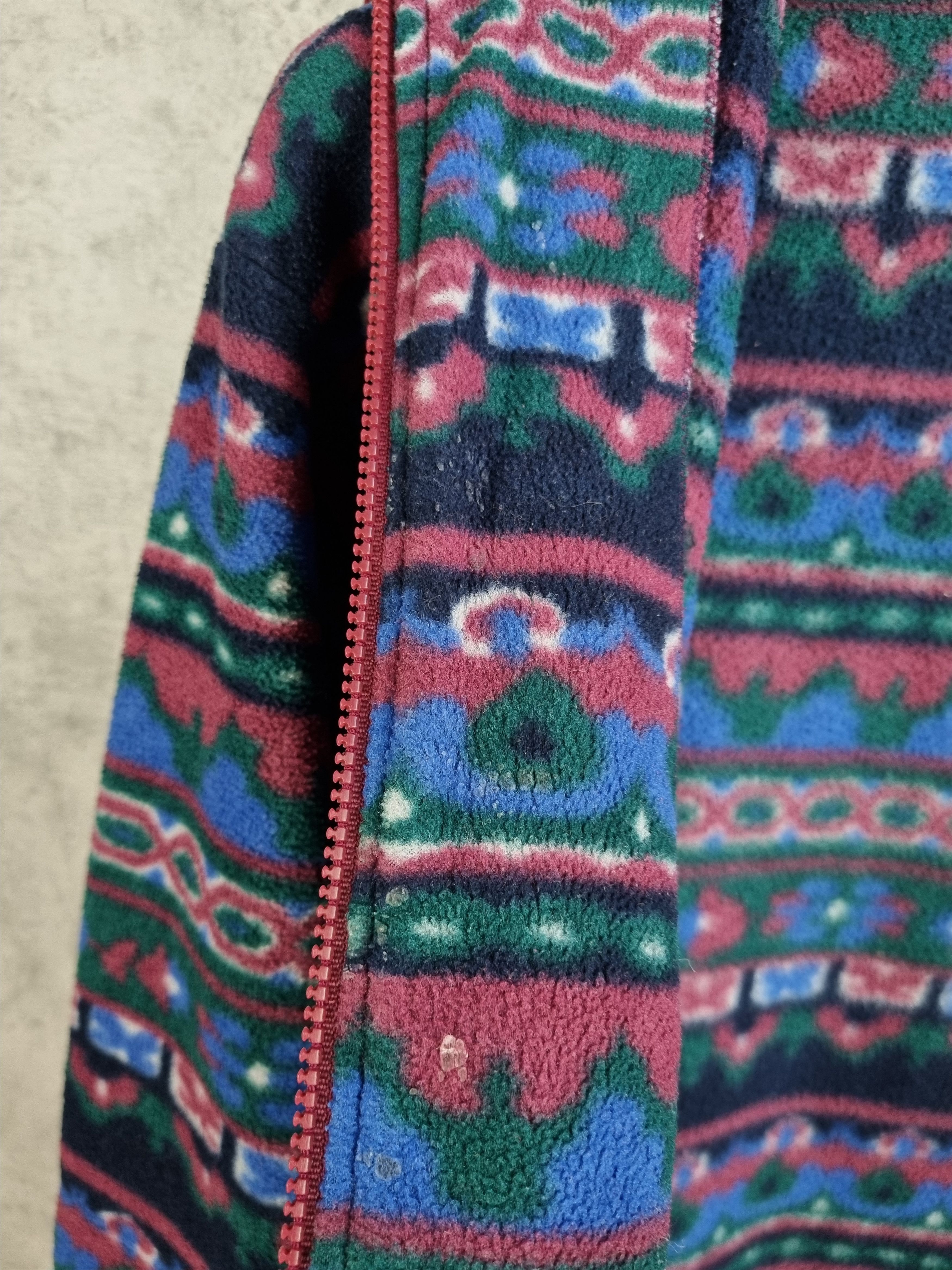 Fila × Vintage 90s Italian FILA Magic Line Fleece Abstract Paisley Print Size US M / EU 48-50 / 2 - 13 Thumbnail