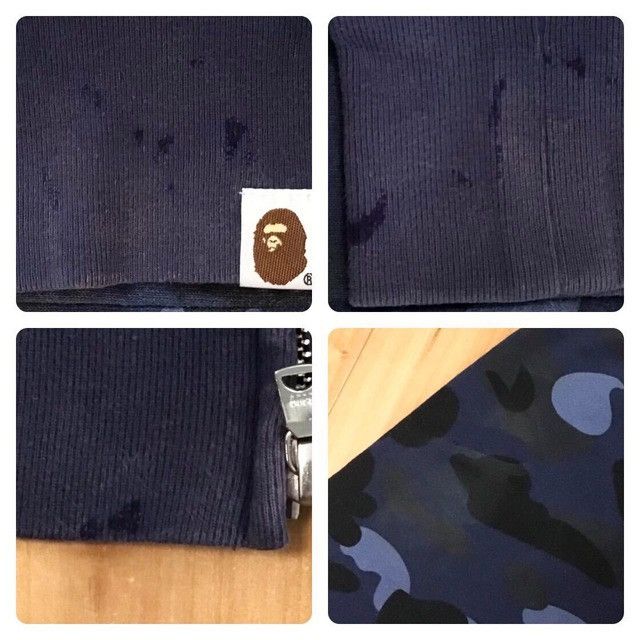 Bape BAPE Blue camo Shark full zip hoodie a bathing ape Size US M / EU 48-50 / 2 - 8 Thumbnail
