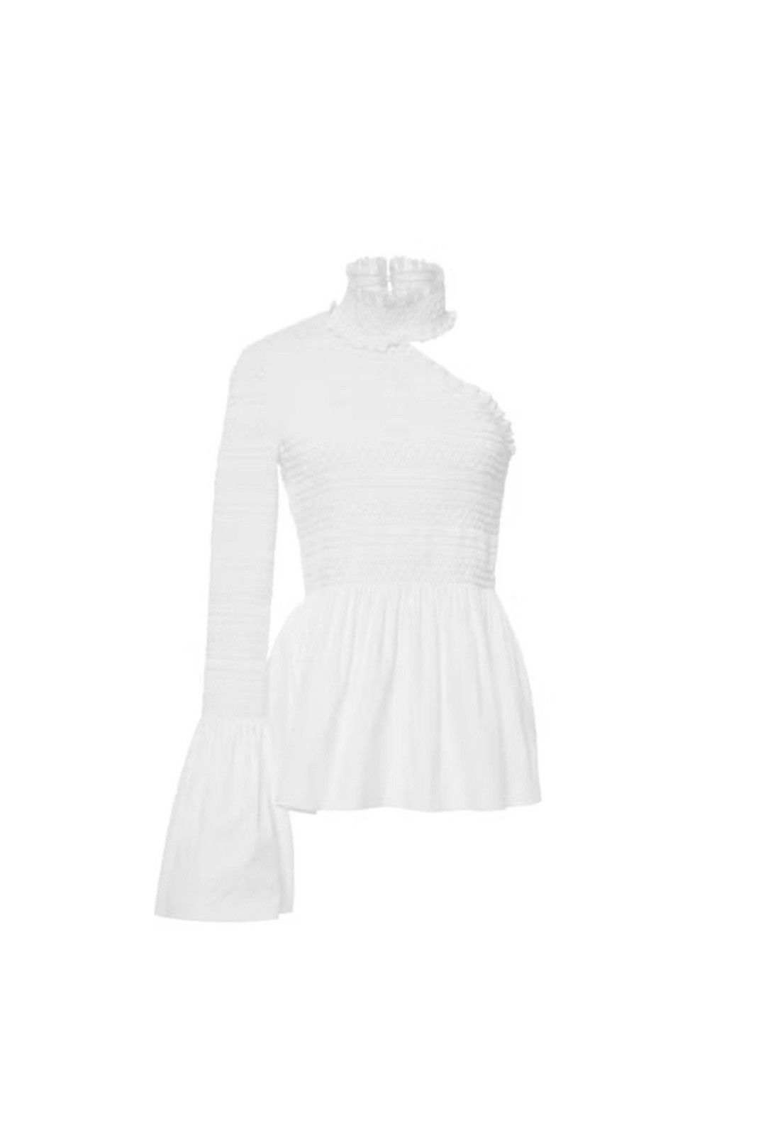 A.L.C. A.L.C. White Asymmetrical Blouse Size XS / US 0-2 / IT 36-38 - 1 Thumbnail