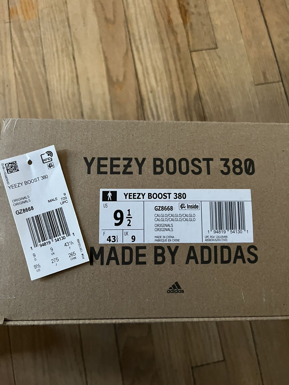 Adidas × Kanye West Yeezy Boost 380 ‘Calcite Glow’ 2020 Size US 9.5 / EU 42-43 - 7 Thumbnail
