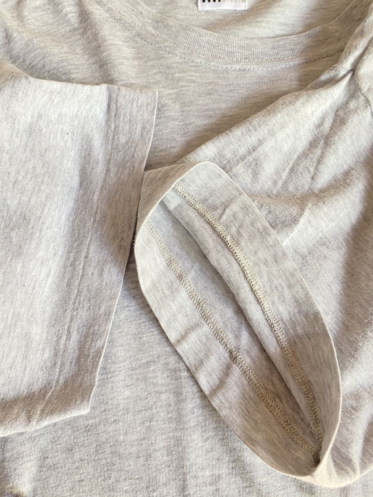 Issey Miyake IM MIYAKE Light Gray Crew Neck Short-Sleeve T-Shirt Size US L / EU 52-54 / 3 - 7 Thumbnail
