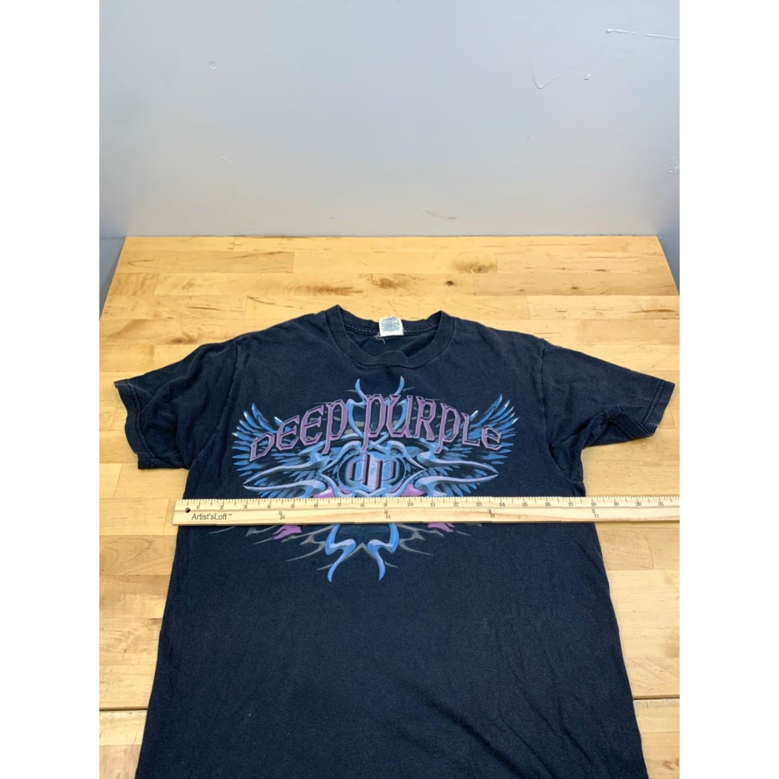 Vintage VINTAGE Deep Purple Tour Shirt Mens M Black Quail Hollow T-Shirt Band Rock Size US M / EU 48-50 / 2 - 7 Thumbnail