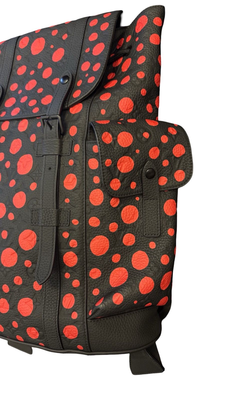 Louis Vuitton Louis Vuitton x Yayoi Kusama Christopher Backpack Black/Red Size ONE SIZE - 2 Thumbnail
