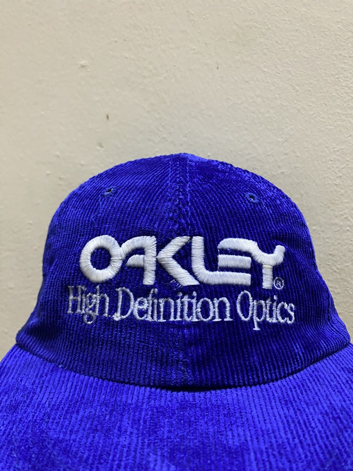 Oakley Vintage Oakley Software HDO Corduroy Cap Zipper Adjustable Size ONE SIZE - 2 Thumbnail