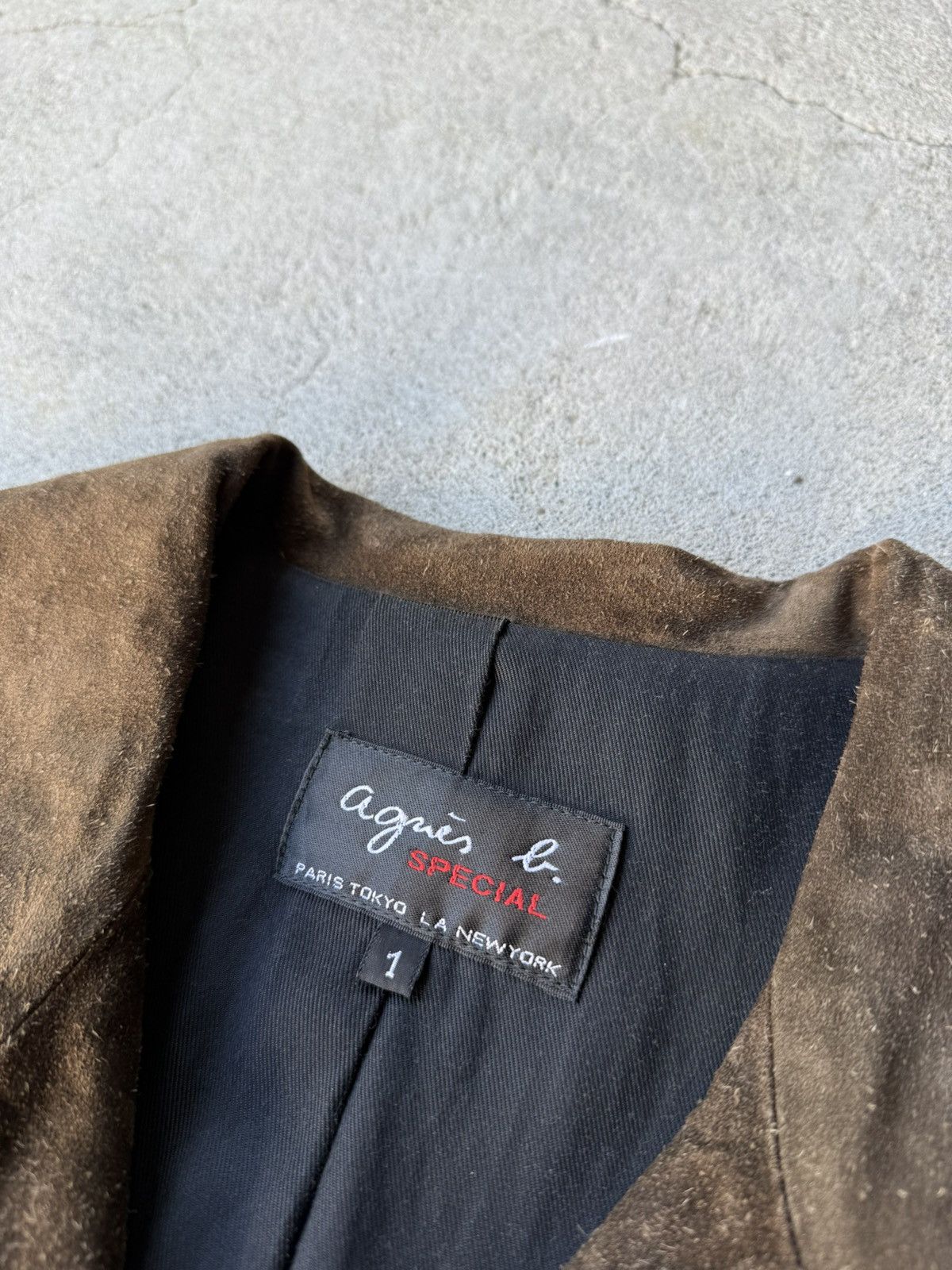 90's agnes b. SPECIAL Vintage Cow Leather Coat