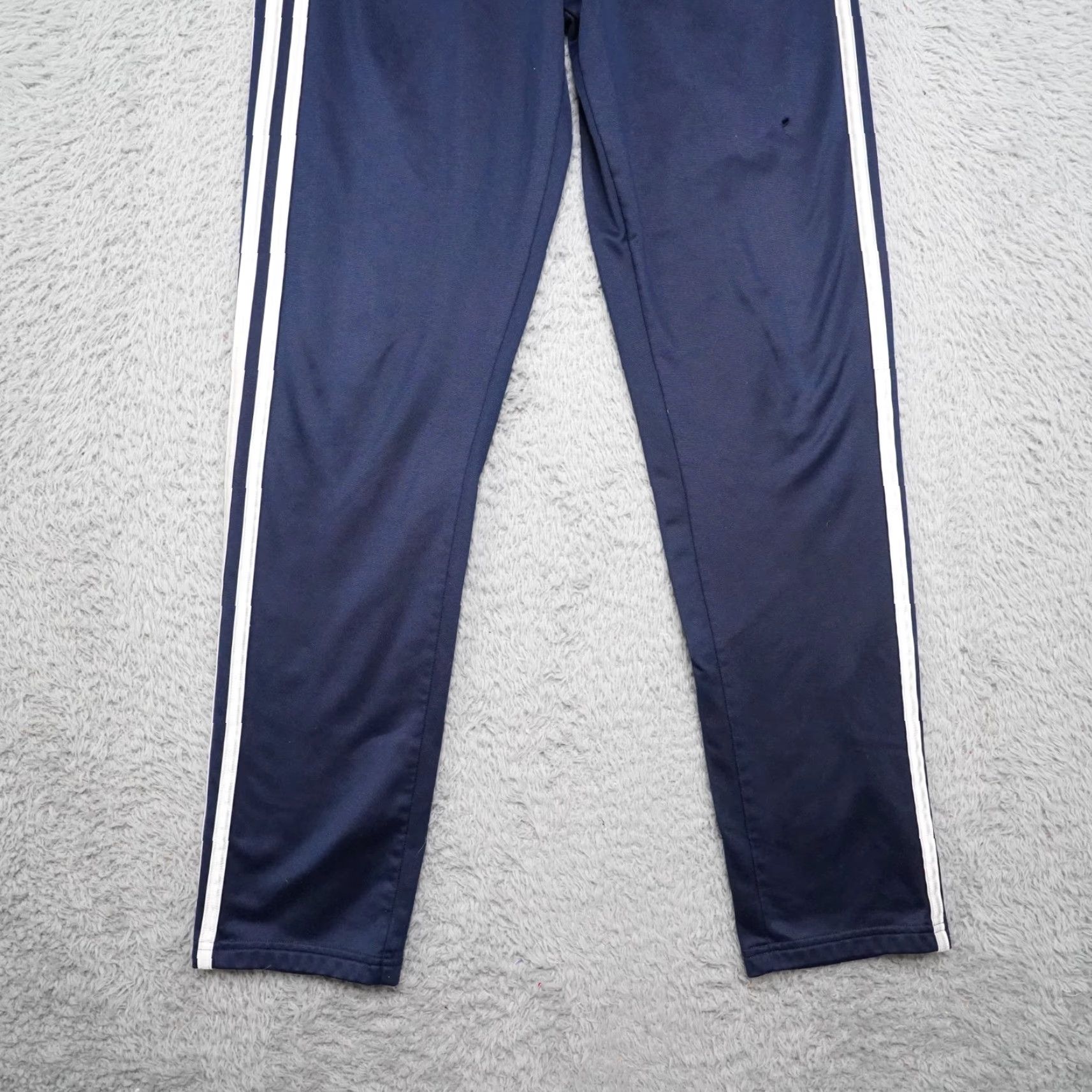 Adidas Adidas Track Pants Womens XL 18/20 Blue White Drawstring Pockets Regular Pants Size 40" / US 18 - 5 Thumbnail