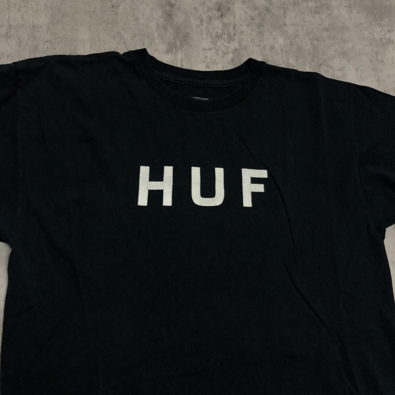 Huf Black HUF T-shirt Size US M / EU 48-50 / 2 - 2 Thumbnail