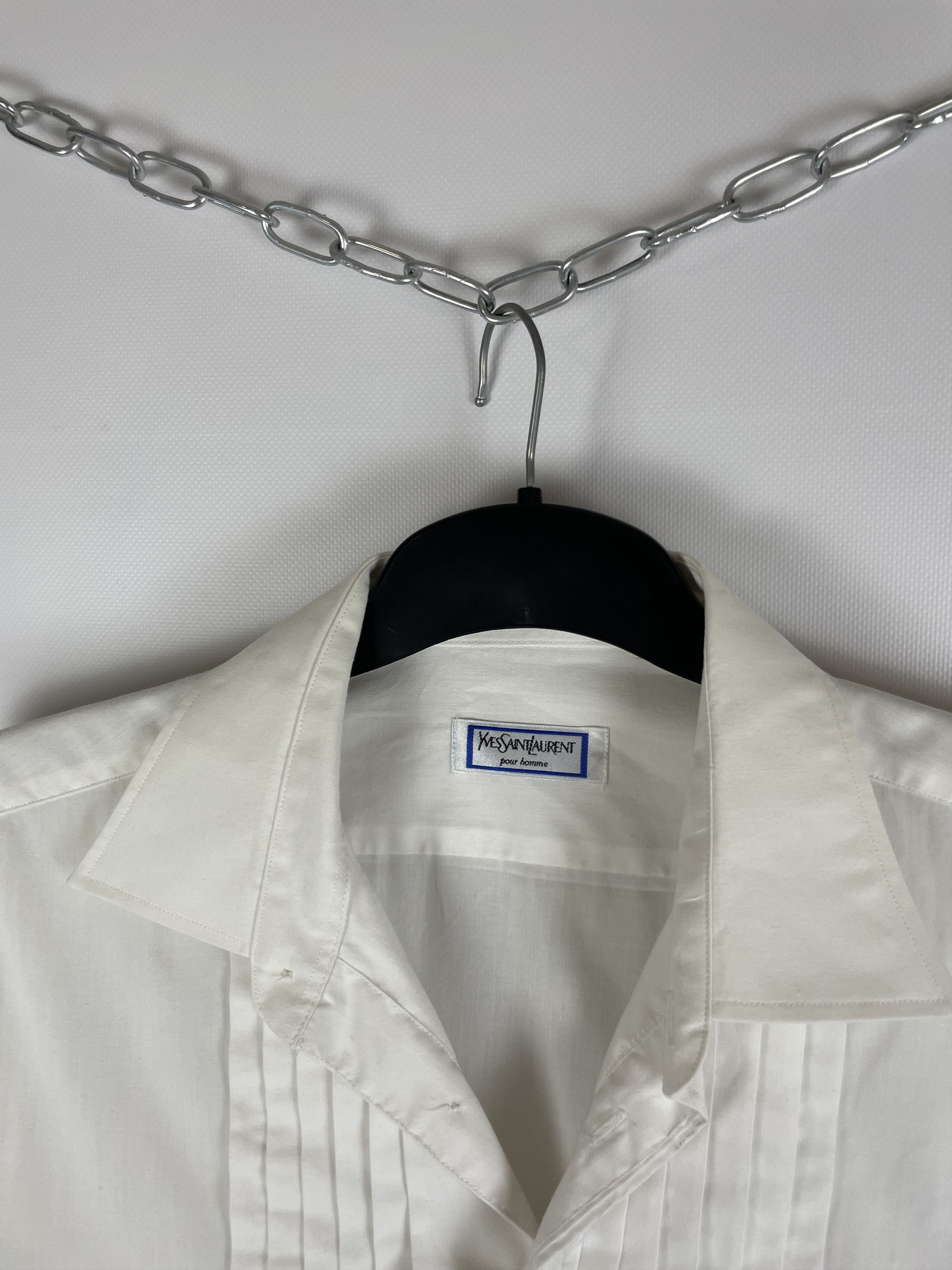 Vintage YSL YvesSaintLaurent Vintage Men’s Shirt Button Ups Size US L / EU 52-54 / 3 - 5 Thumbnail