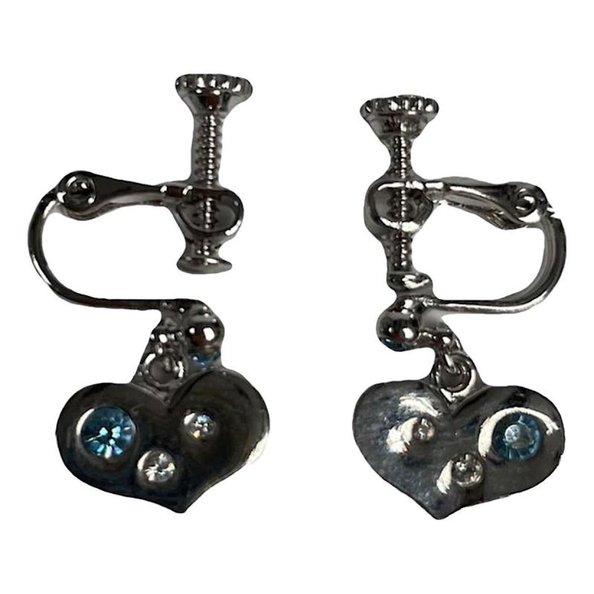 Courreges Courrèges Silver Steel Earring Size ONE SIZE - 1 Thumbnail