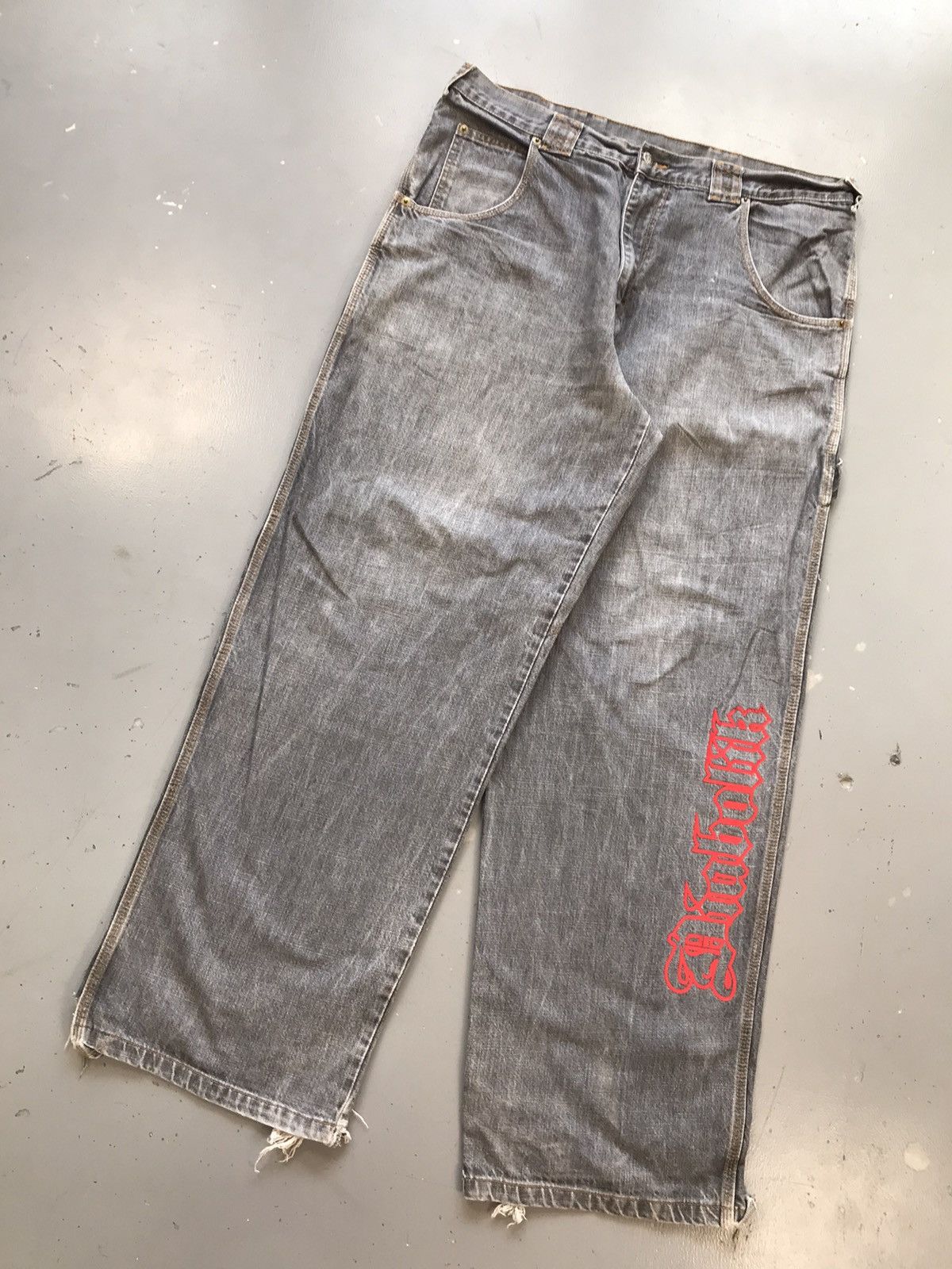 JNCO × Southpole × Vintage Vintage diabolic big pocket baggyfit denim Size US 36 / EU 52 - 2 Thumbnail