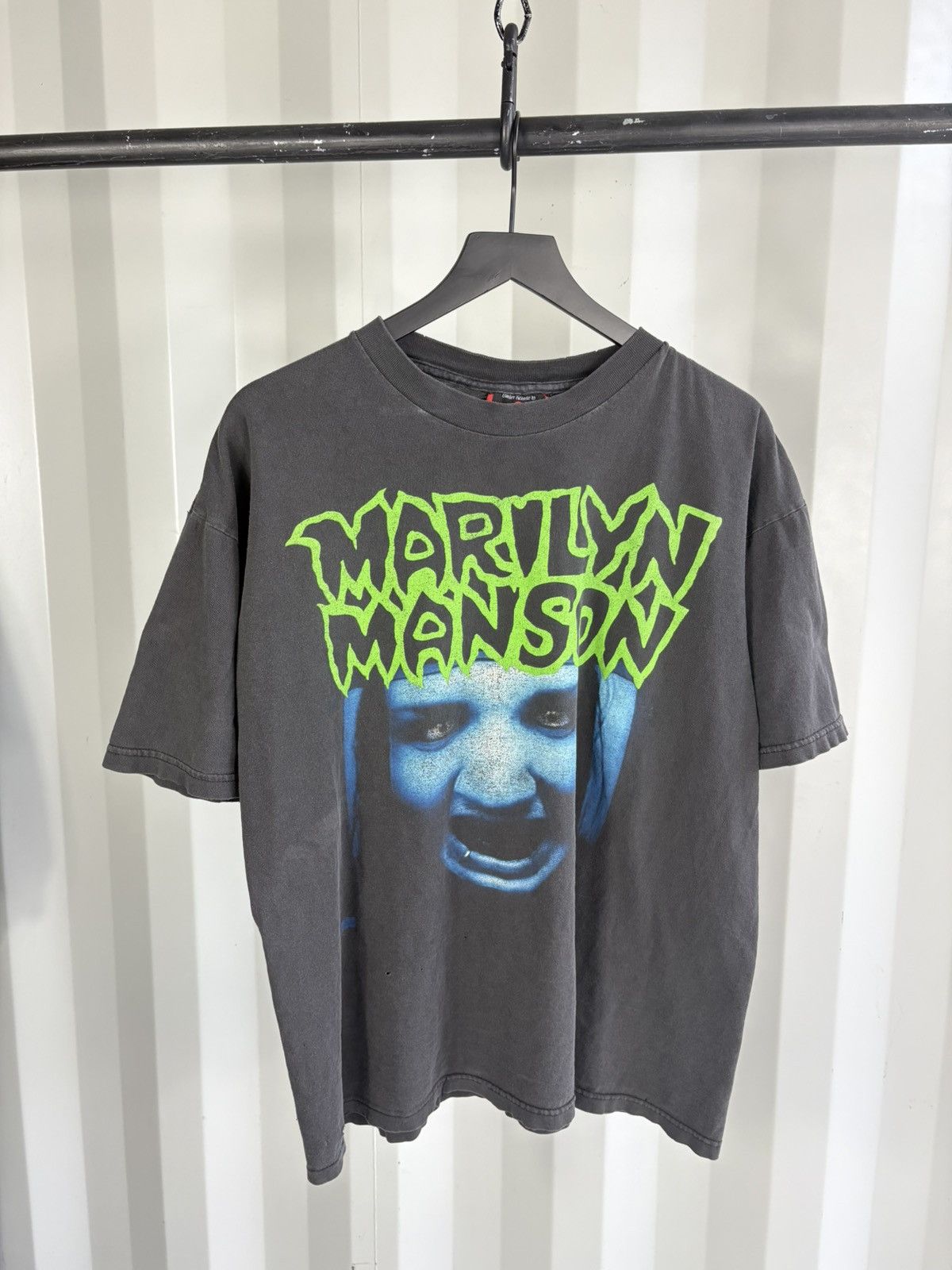 Band Tees Vintage Marilyn Manson This is Your World Faded Shirt Size US XL / EU 56 / 4 - 1 Thumbnail