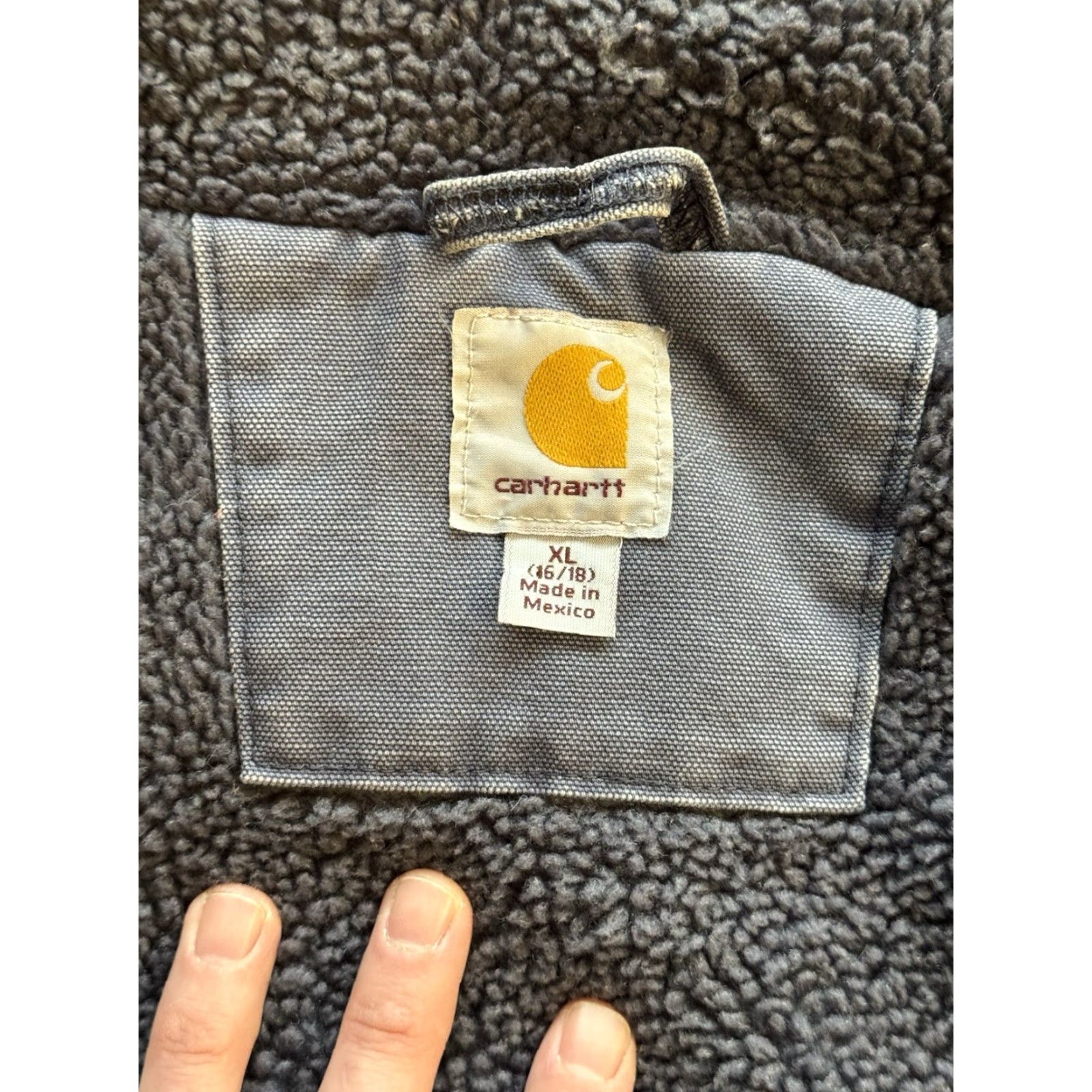 Carhartt Carhartt Vest Women’s Blue XL Weathered Washed Duck 102253-426 Worn Hooded Zip Mock-Style? Size XL / US 12-14 / IT 48-50 - 6 Thumbnail