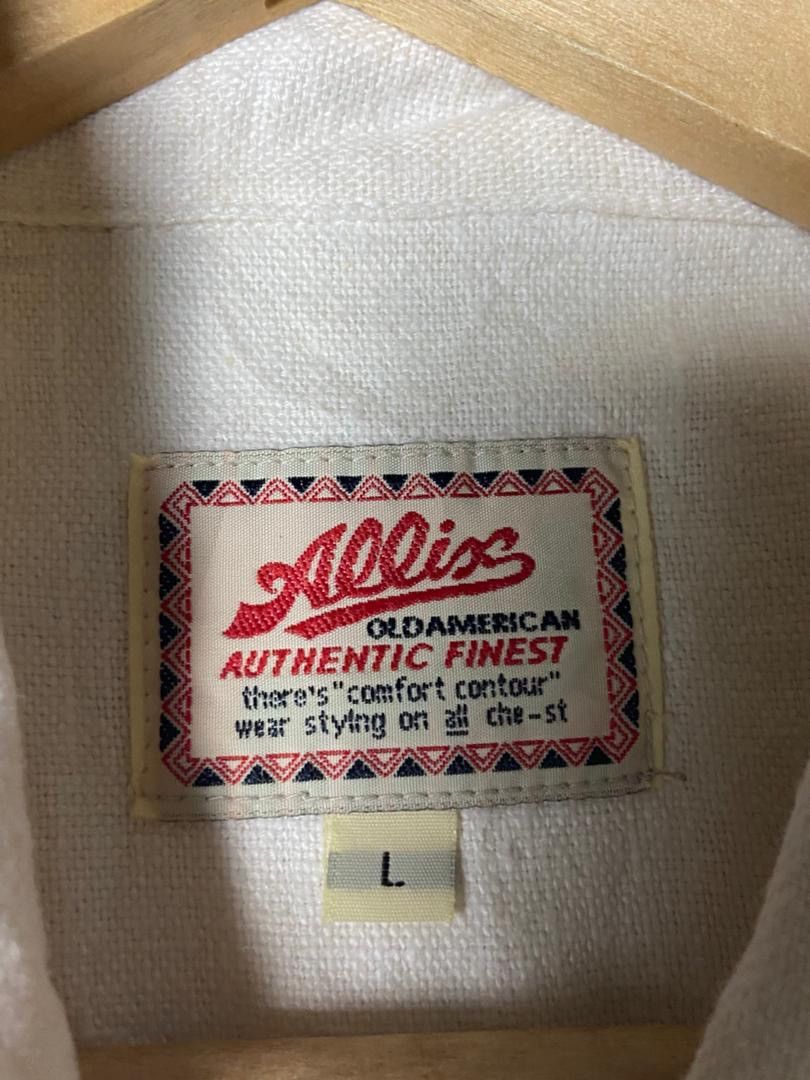 Japanese Brand OLD AMERICAN Brand Cotton Linen Jacket (136) Size US L / EU 52-54 / 3 - 7 Thumbnail