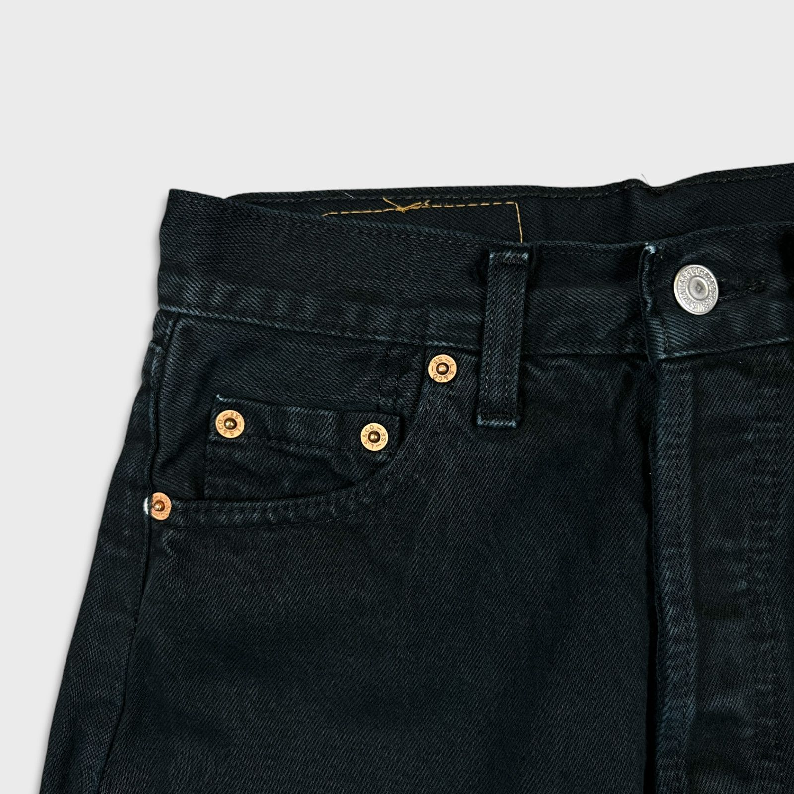 Levi's × Vintage Vintage Levi's 510 02 27x30 Slim Button Fly Denim 90s Pants Size US 27 - 3 Thumbnail