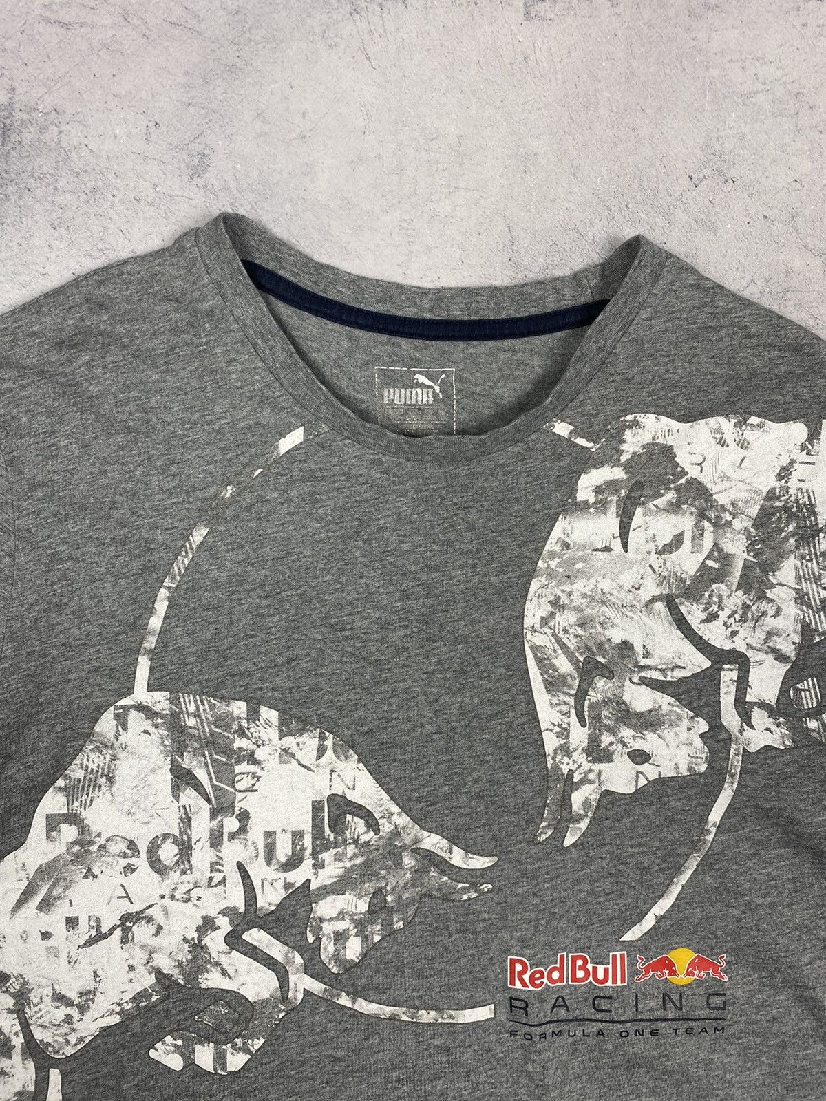Puma × Red Bull Puma x Red Bull Racing Formula One Team Big Logo T Shirt Size US L / EU 52-54 / 3 - 5 Thumbnail