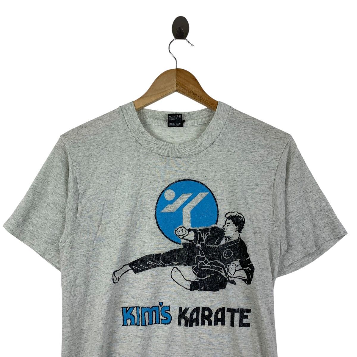 Vintage Vintage Kim’s Karate Martial Arts Graphic Tee Heather Size US S / EU 44-46 / 1 - 2 Thumbnail