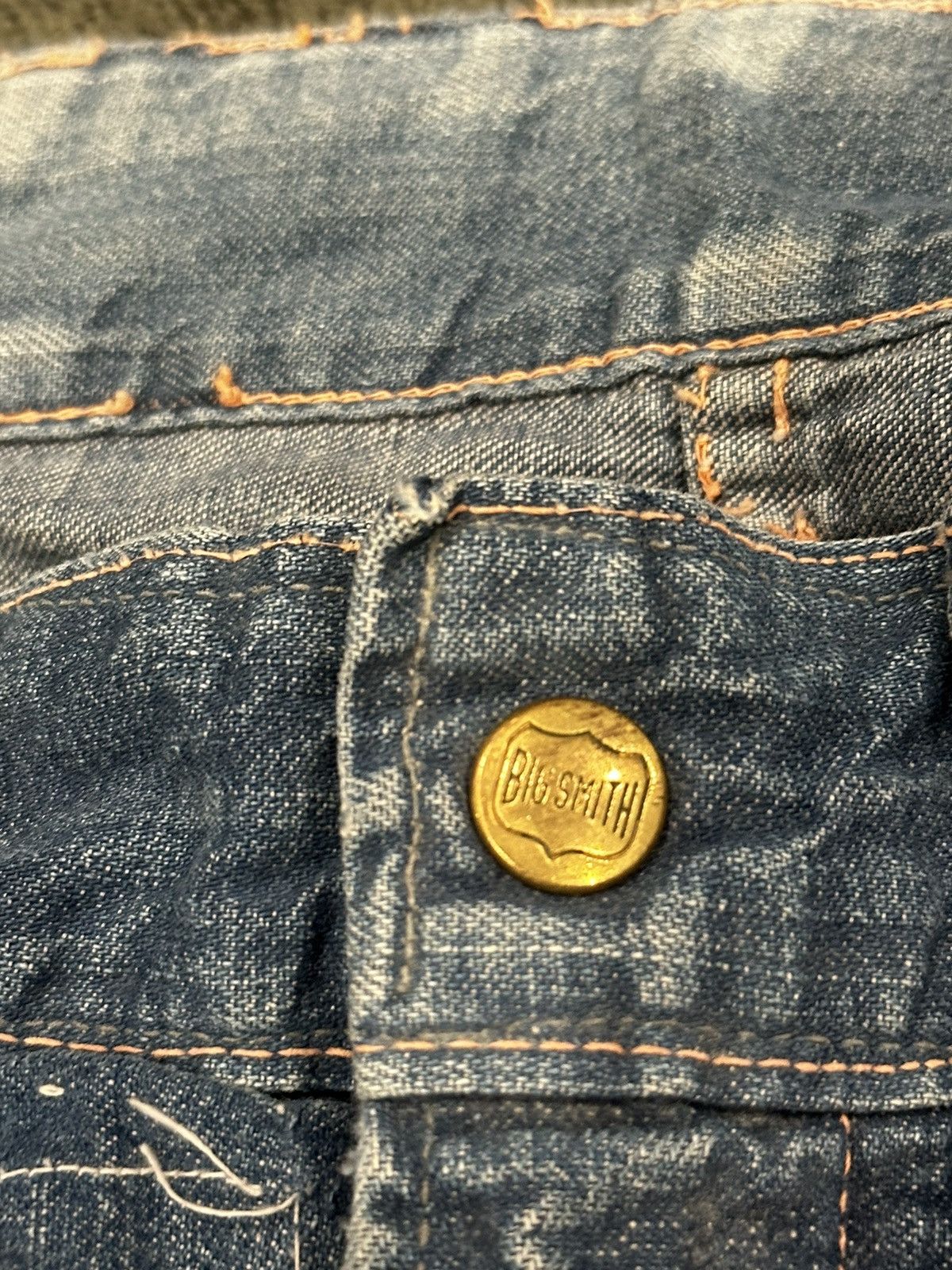 Lee × Levi's × Vintage Vintage 1960’s Big Smith Distressed and Repaired Denim Size US 30 / EU 46 - 3 Thumbnail