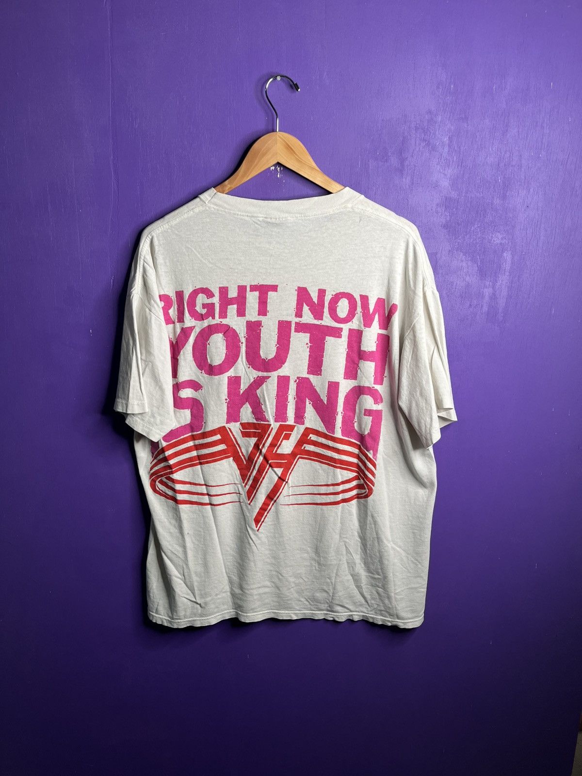 Band Tees × Vintage Vintage 1992 Van Halen youth is king tour t-shirt Size US XL / EU 56 / 4 - 2 Thumbnail
