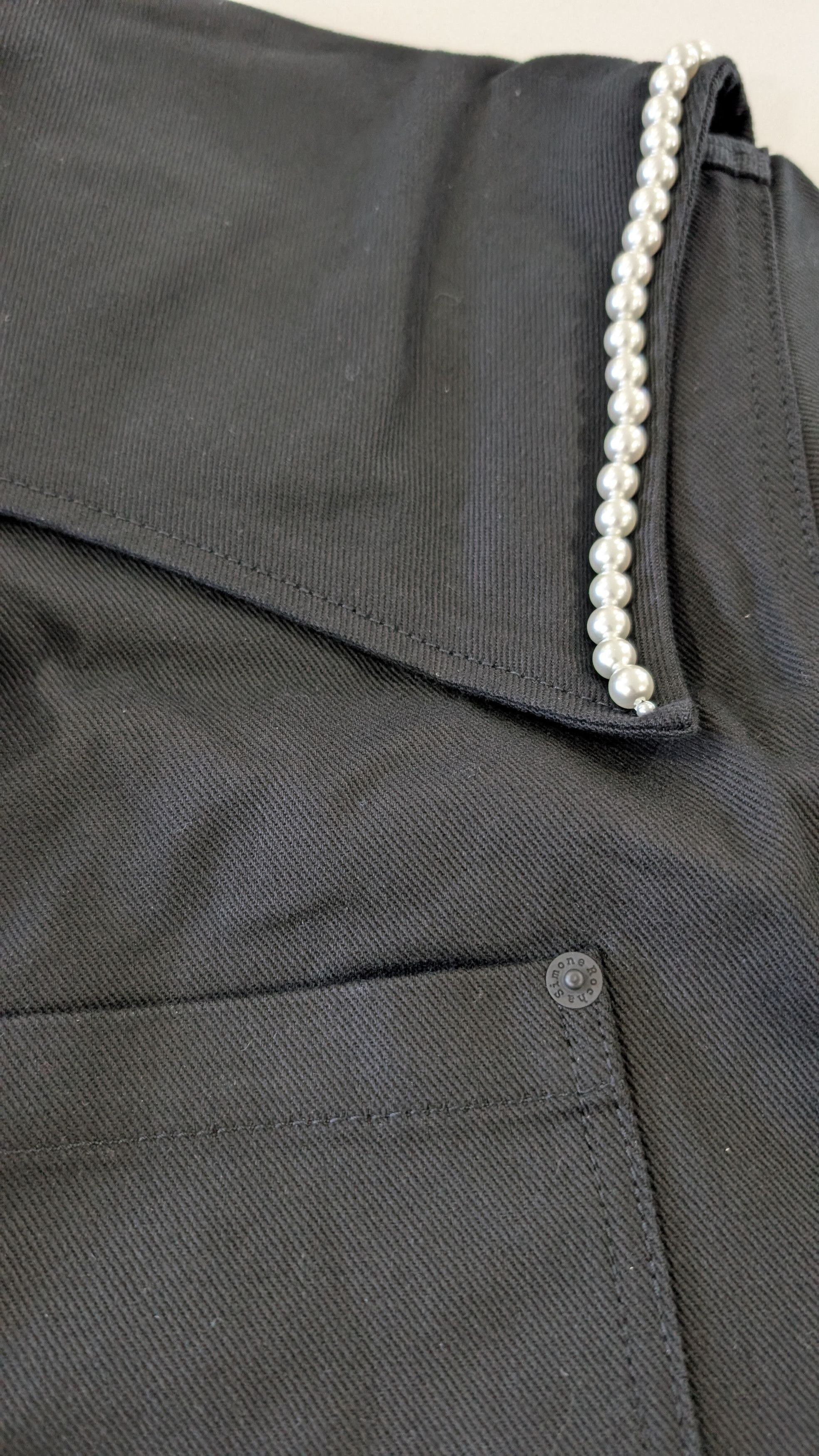Simone Rocha Simone Rocha Mens Beaded Sailor Collar Workwear Jacket XL Size US XL / EU 56 / 4 - 6 Thumbnail