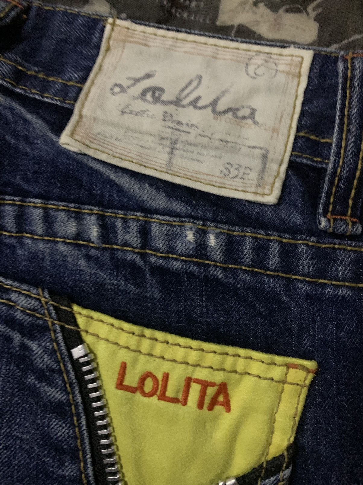 Hysteric Glamour 💥 Japanese Flare Lolita Yoshitomo Nara Denim Size 30" / US 8 / IT 44 - 9 Thumbnail