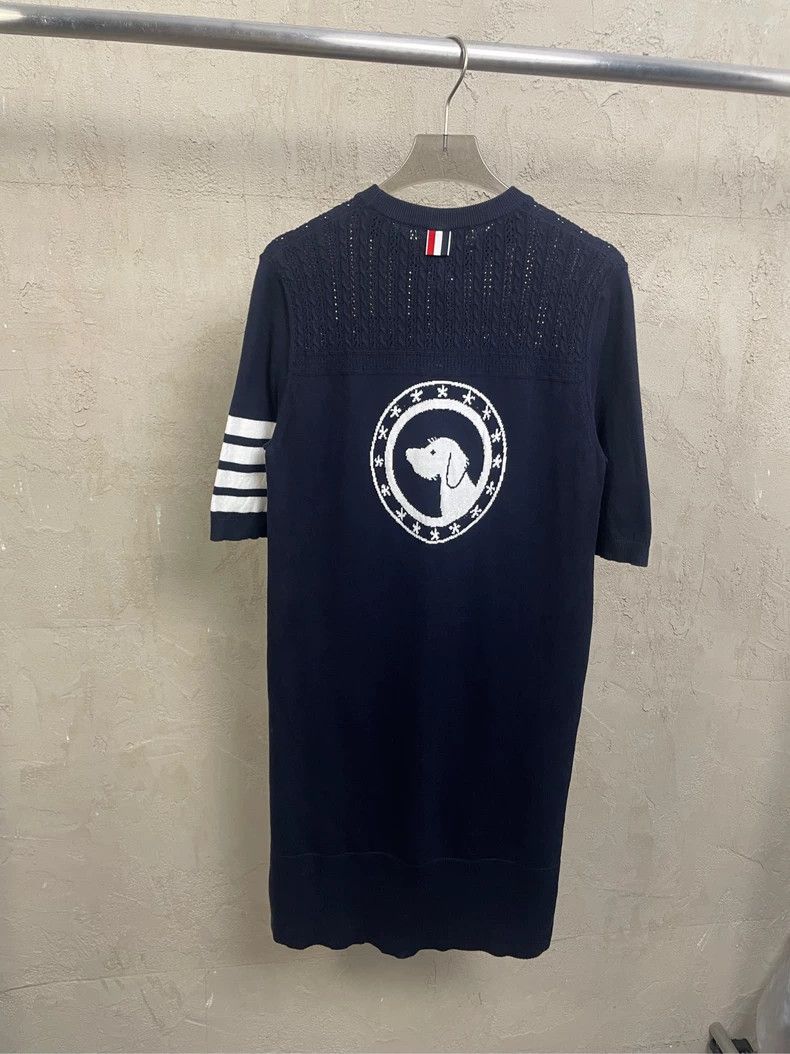 Thom Browne Thom Browne Dark blue show puppy series long knitted short Size XS / US 0-2 / IT 36-38 - 2 Thumbnail
