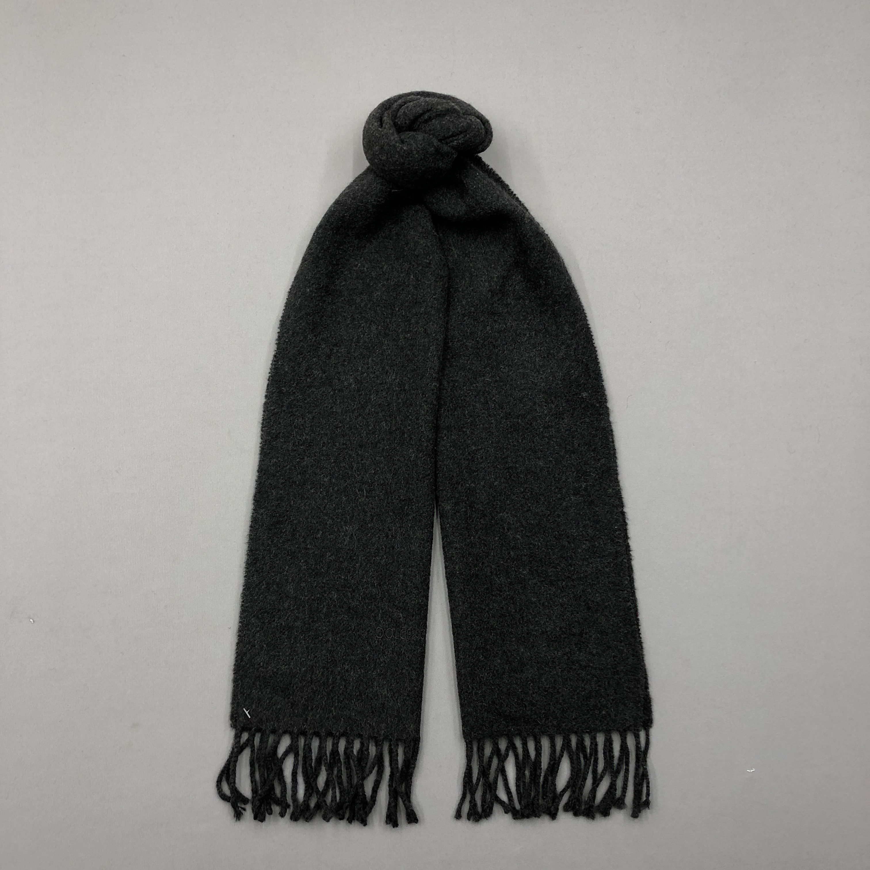 Dolce & Gabbana Vintage Dolce Gabbana Scarf Fringe Wool Cashmere Scarves Size ONE SIZE - 1 Thumbnail