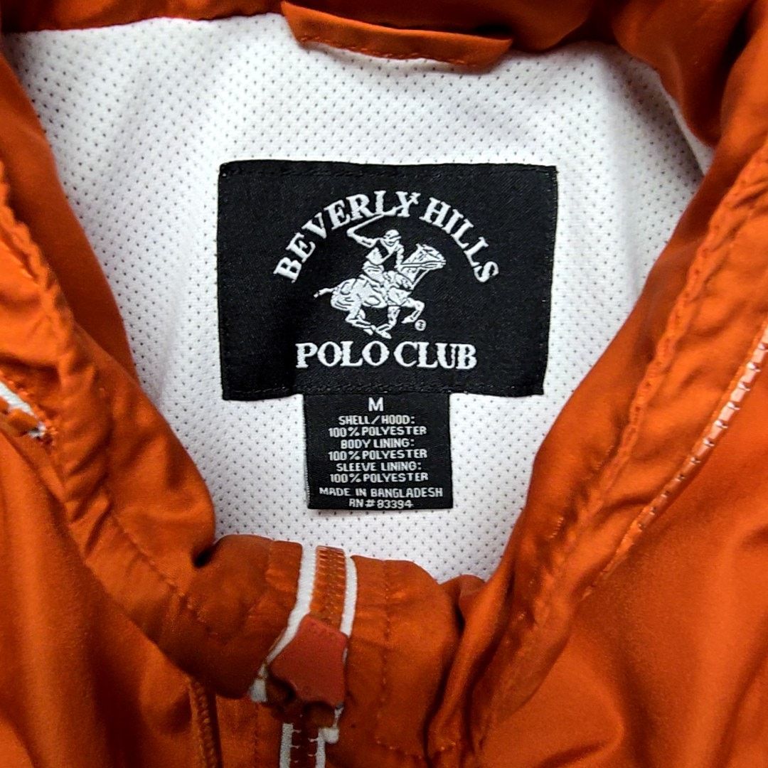 Beverly Hills Polo Club Beverly Hills Polo Club Men's Orange Windbreaker M Jacket Size US M / EU 48-50 / 2 - 7 Thumbnail
