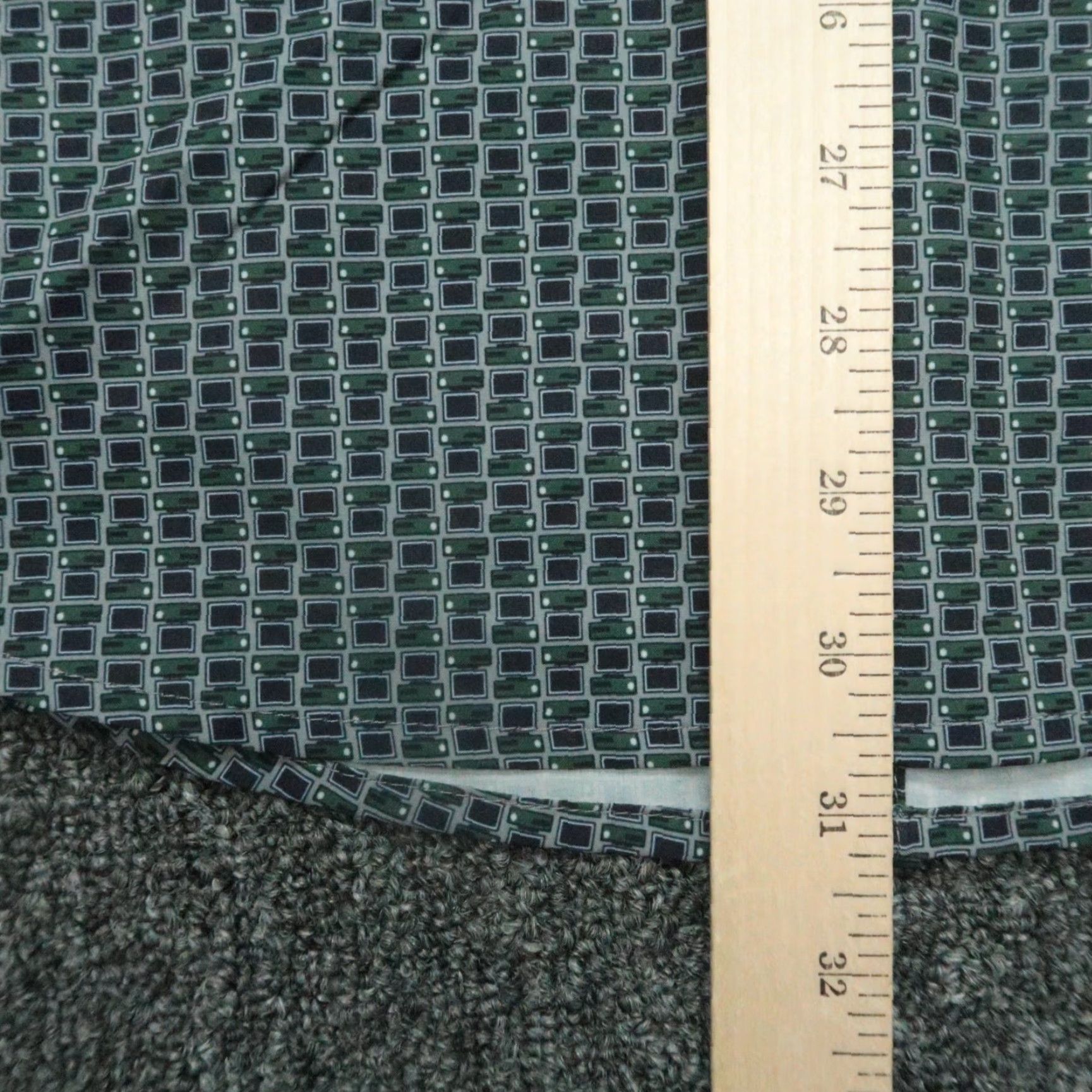 Mizzen+Main Mizzen+Main Shirt Mens Large Blue Geometric Long Sleeve Button Up Size US L / EU 52-54 / 3 - 7 Thumbnail