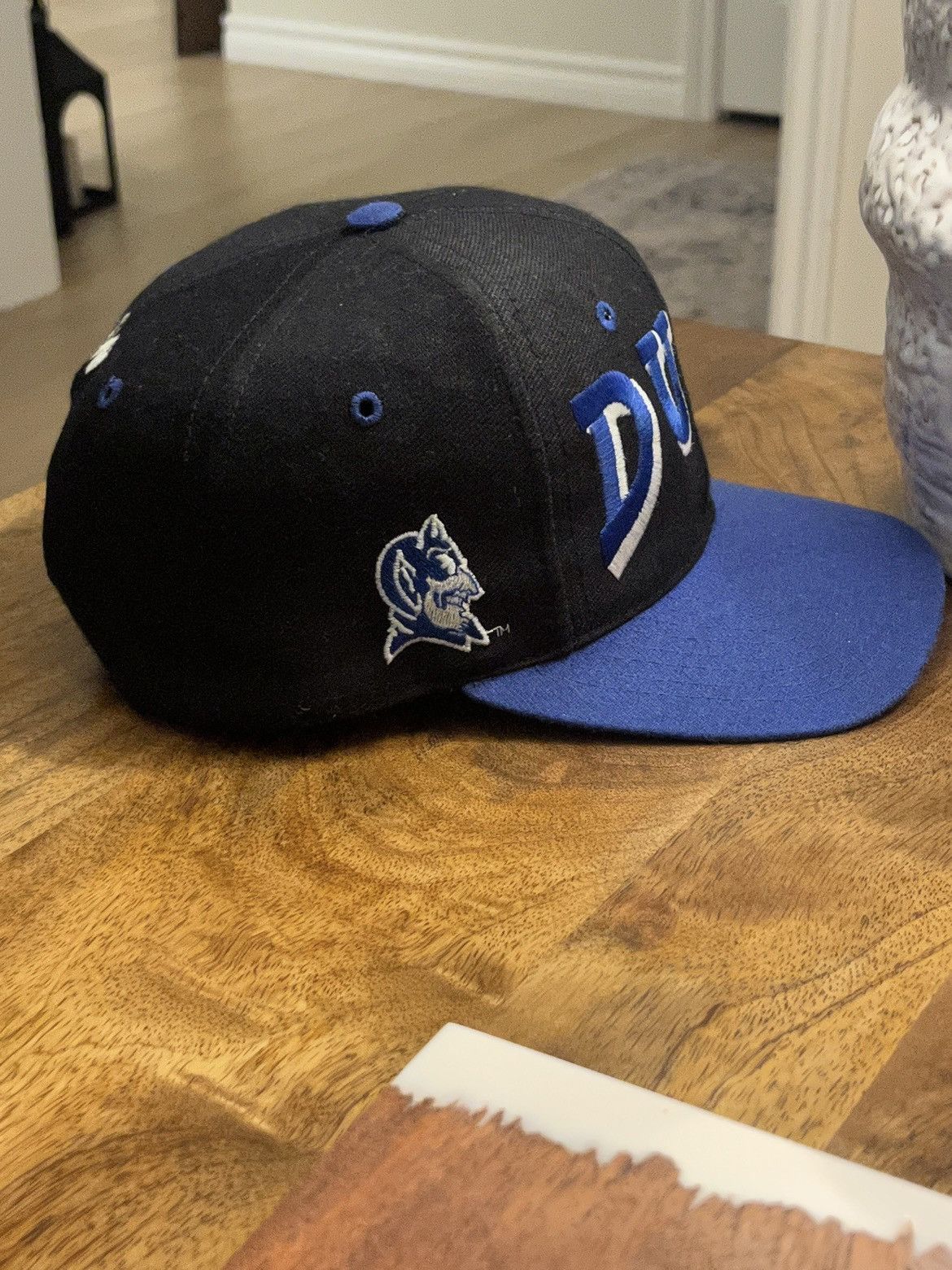 Top Of The World Top Of The World Duke Blue Devils Spellout Snapback Size ONE SIZE - 6 Thumbnail