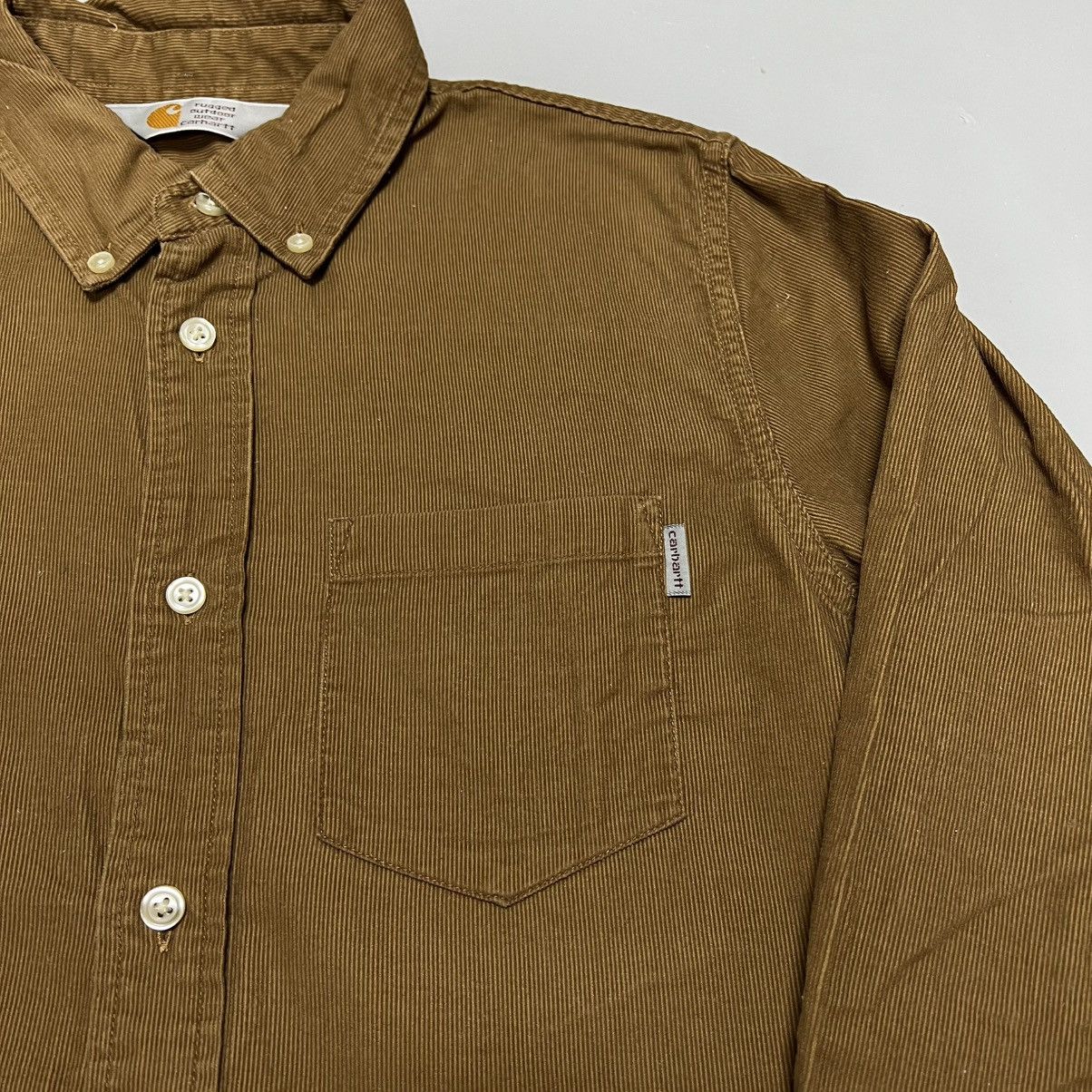 Carhartt × Carhartt Wip × Vintage Vintage Carhartt Corduroy shirt Size US S / EU 44-46 / 1 - 3 Thumbnail