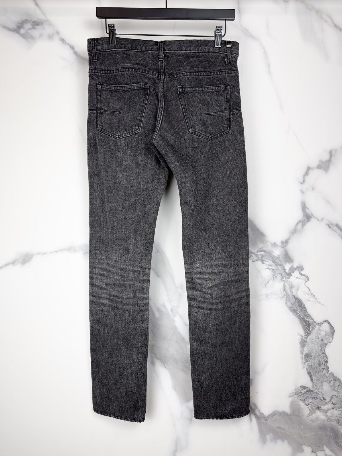 Dior SS08 Dior Homme Black Clawmark Denim Jeans KVA Size US 29 - 3 Thumbnail