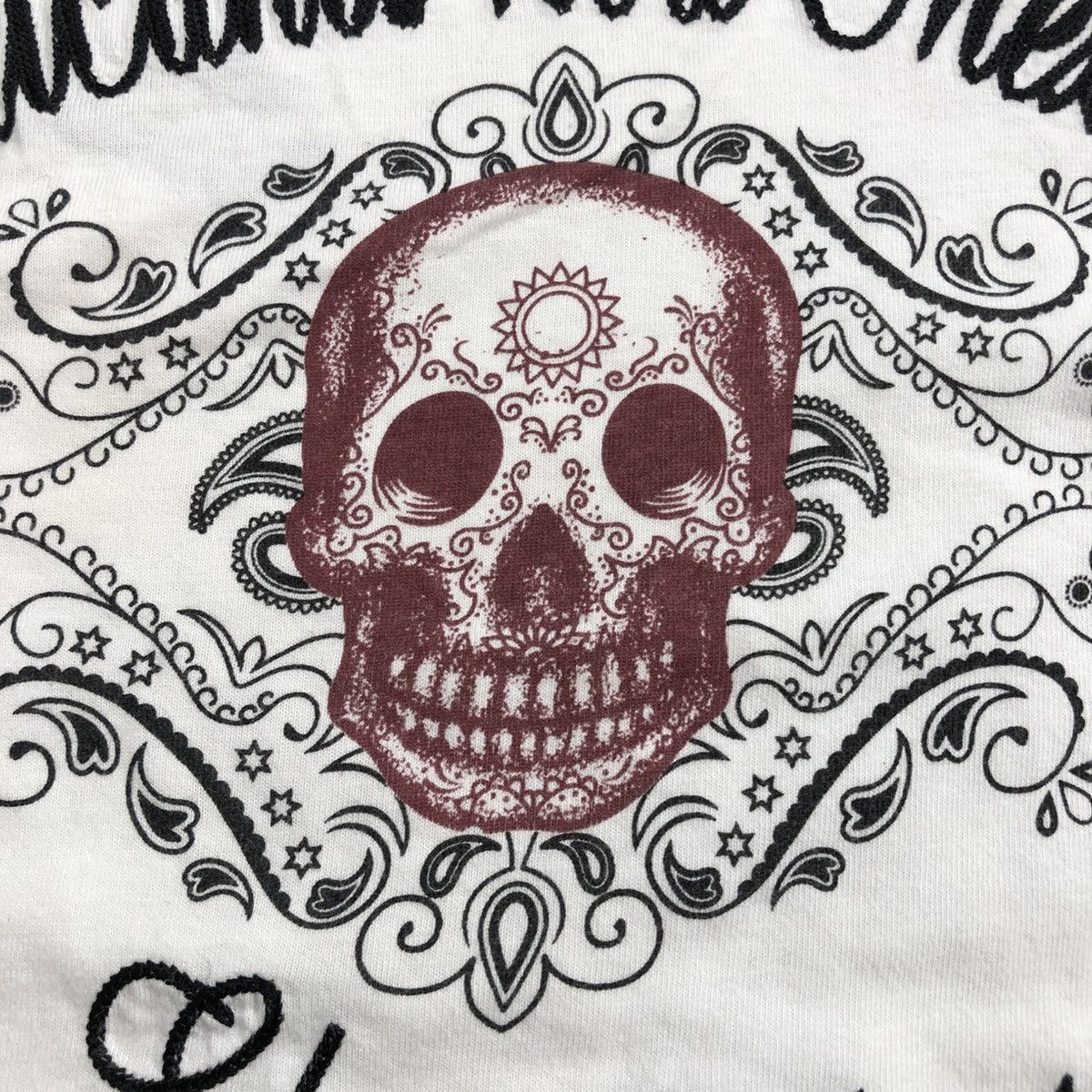 If Six Was Nine × Japanese Brand × Le Grande Bleu (L.G.B.) 2000s Wing Spread Skulls Cross LGB Embroidered Longsleeve Size US M / EU 48-50 / 2 - 4 Thumbnail